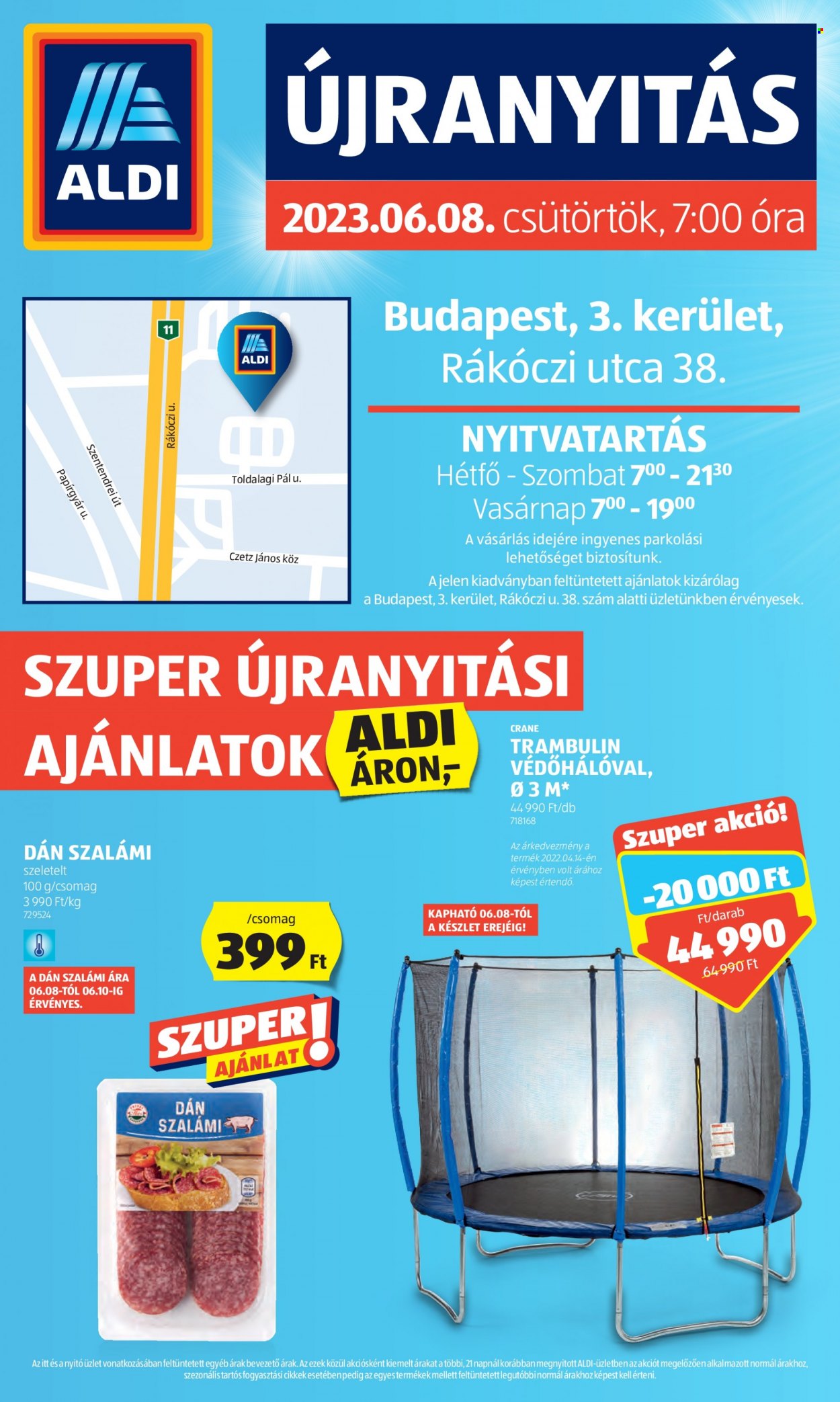 Aldi akciós újságok. Oldal 1