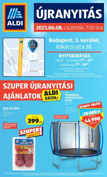 Újság Aldi.