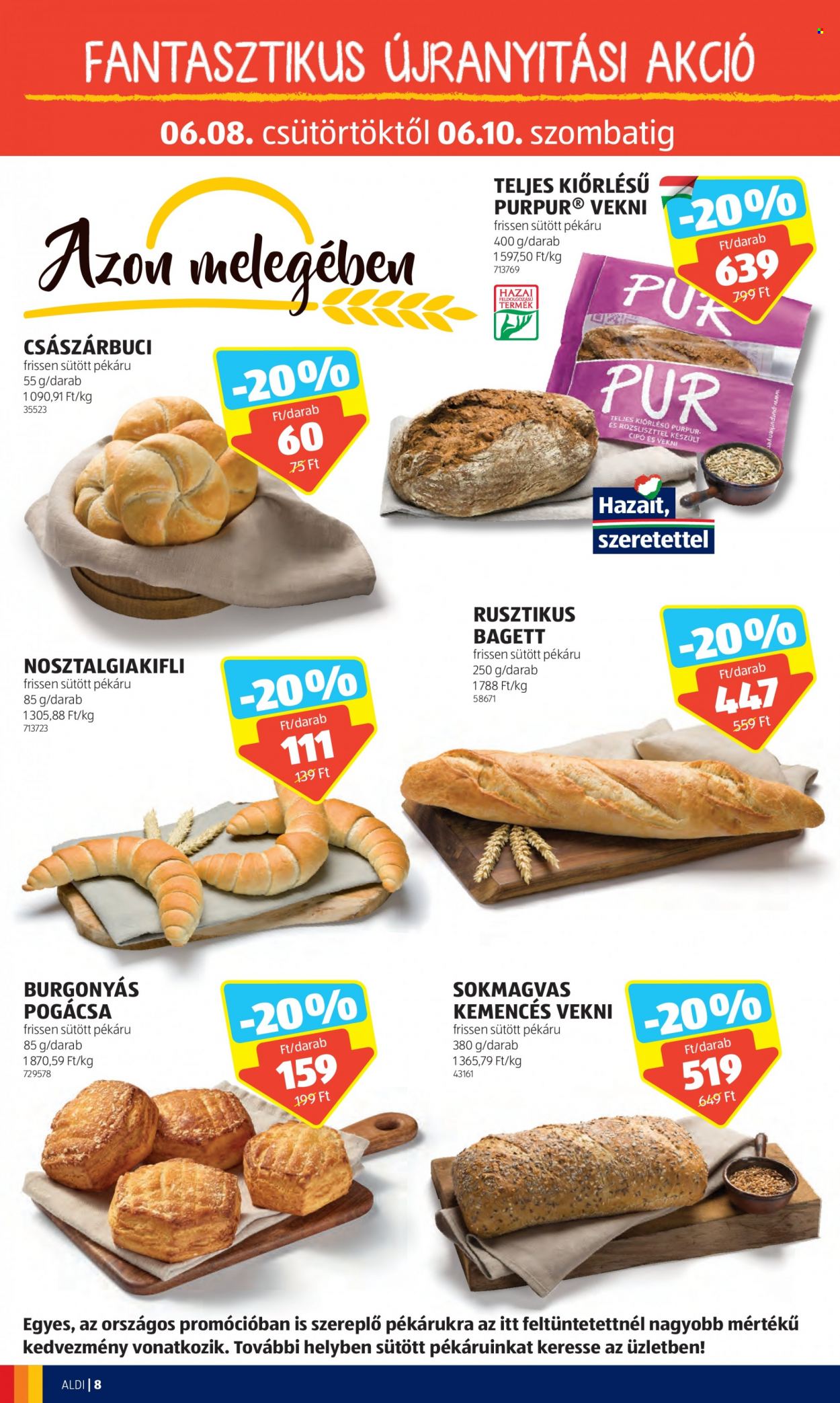 Aldi akciós újságok. Oldal 8