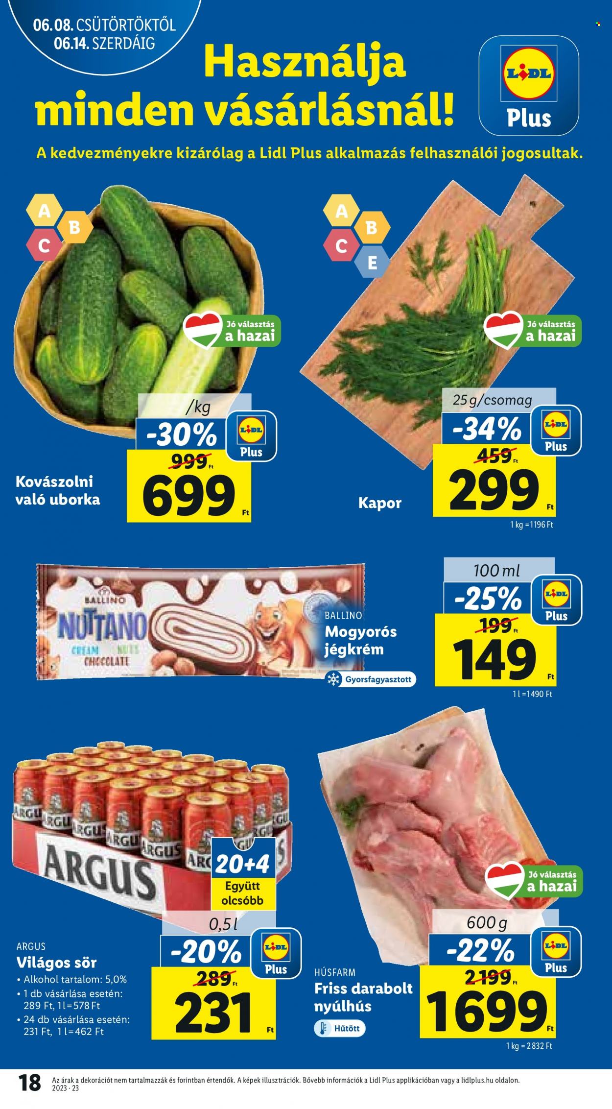 Lidl akciós újságok - 2023.06.08 - 2023.06.14. Oldal 18