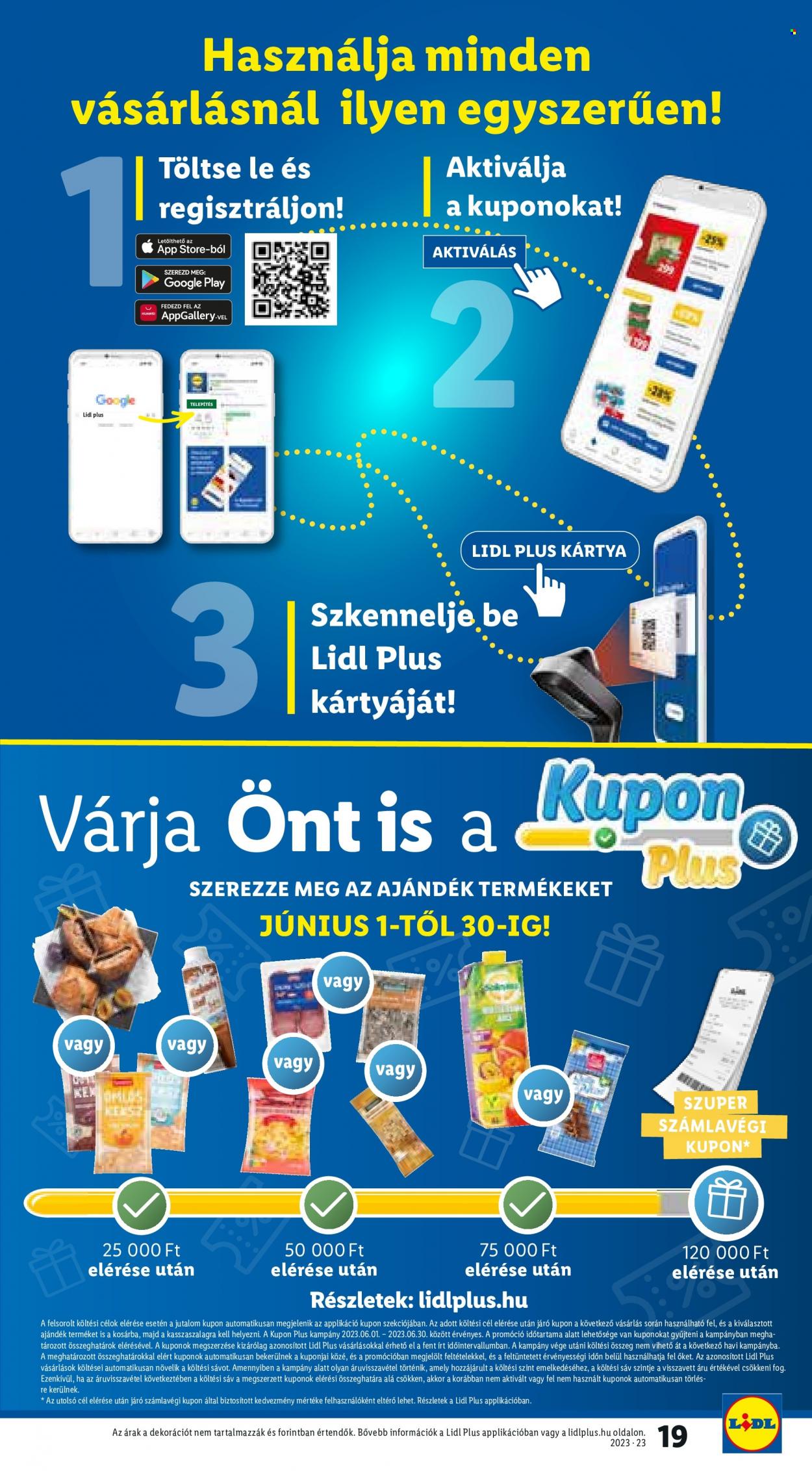 Lidl akciós újságok - 2023.06.08 - 2023.06.14. Oldal 19