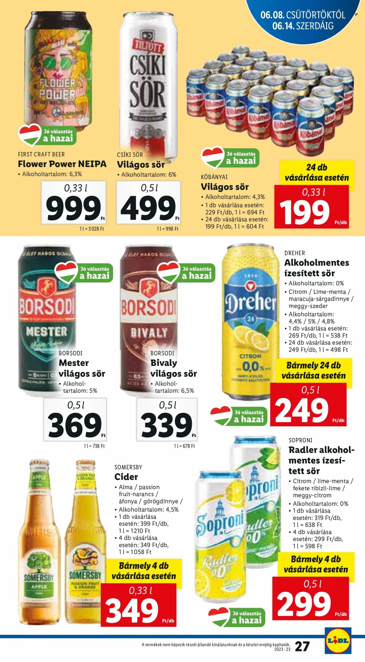 Lidl akciós újságok - 2023.06.08 - 2023.06.14. Oldal 27