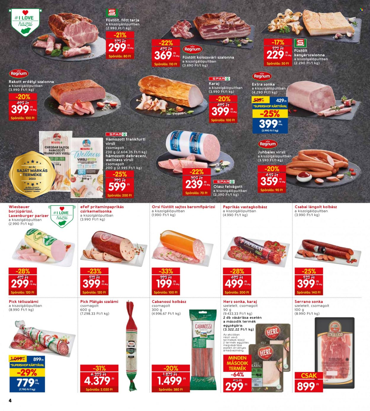INTERSPAR akciós újságok - 2023.06.08 - 2023.06.14. Oldal 6