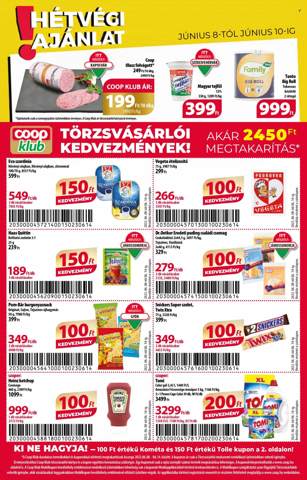 Coop akciós újságok - 2023.06.08 - 2023.06.14. Oldal 8