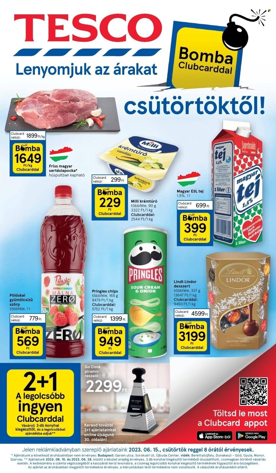 TESCO akciós újságok - 2023.06.15 - 2023.06.21. Oldal 1