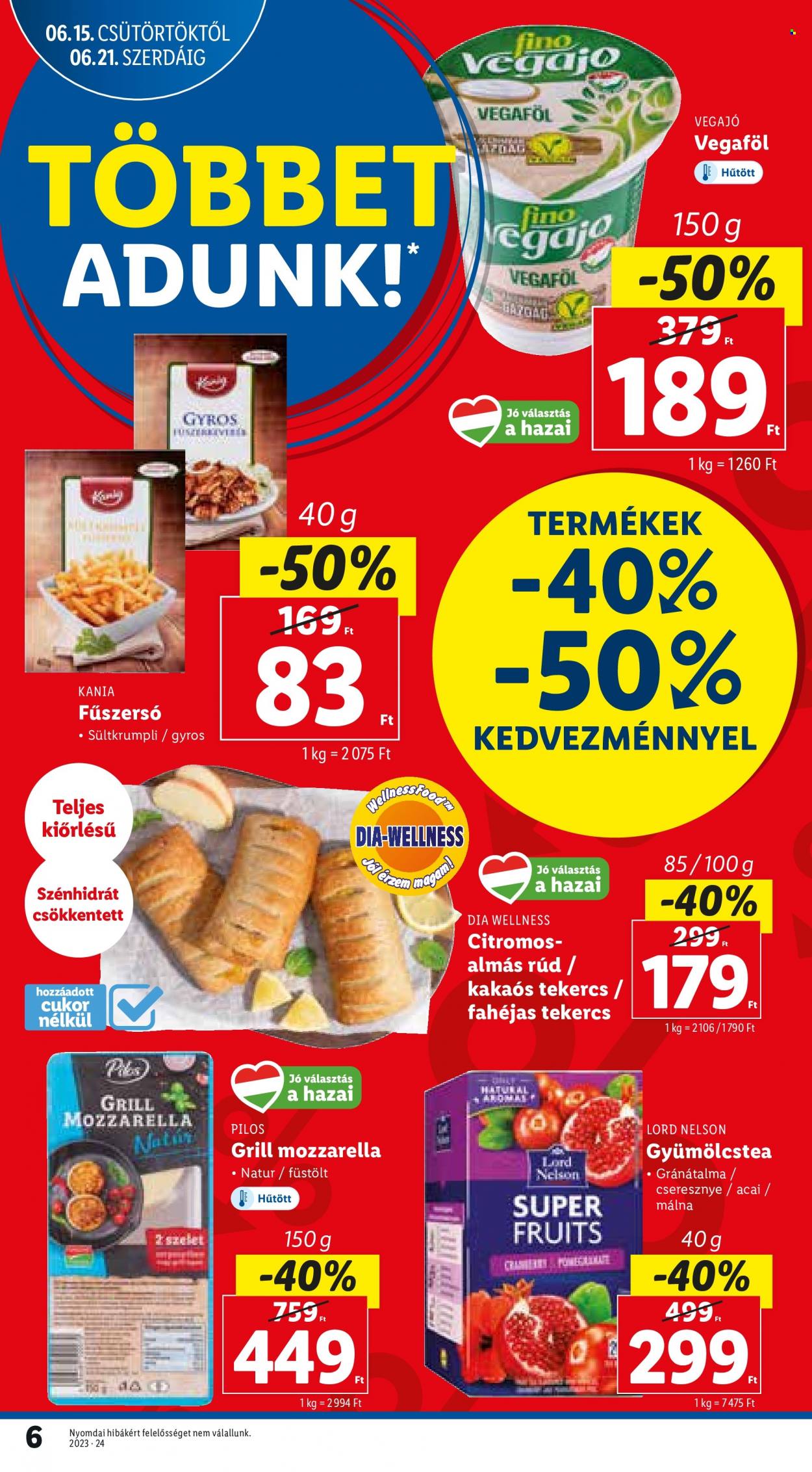 Lidl akciós újságok - 2023.06.15 - 2023.06.21. Oldal 6