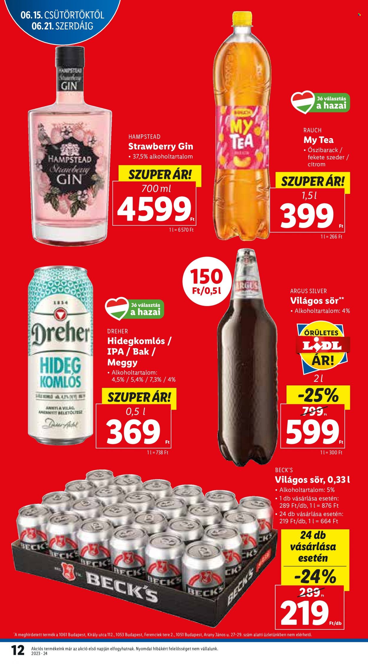 Lidl akciós újságok - 2023.06.15 - 2023.06.21. Oldal 12