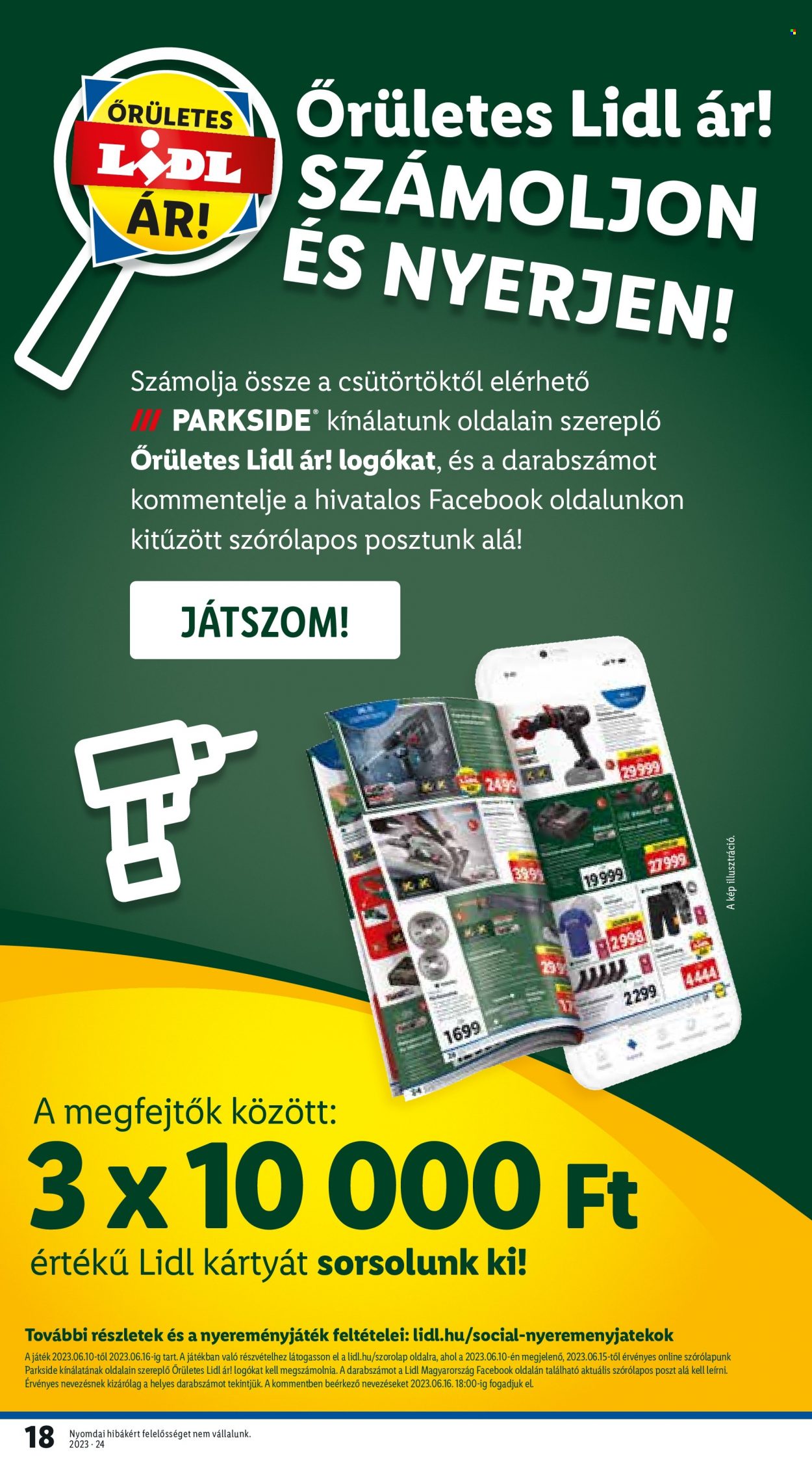 Lidl akciós újságok - 2023.06.15 - 2023.06.21. Oldal 18