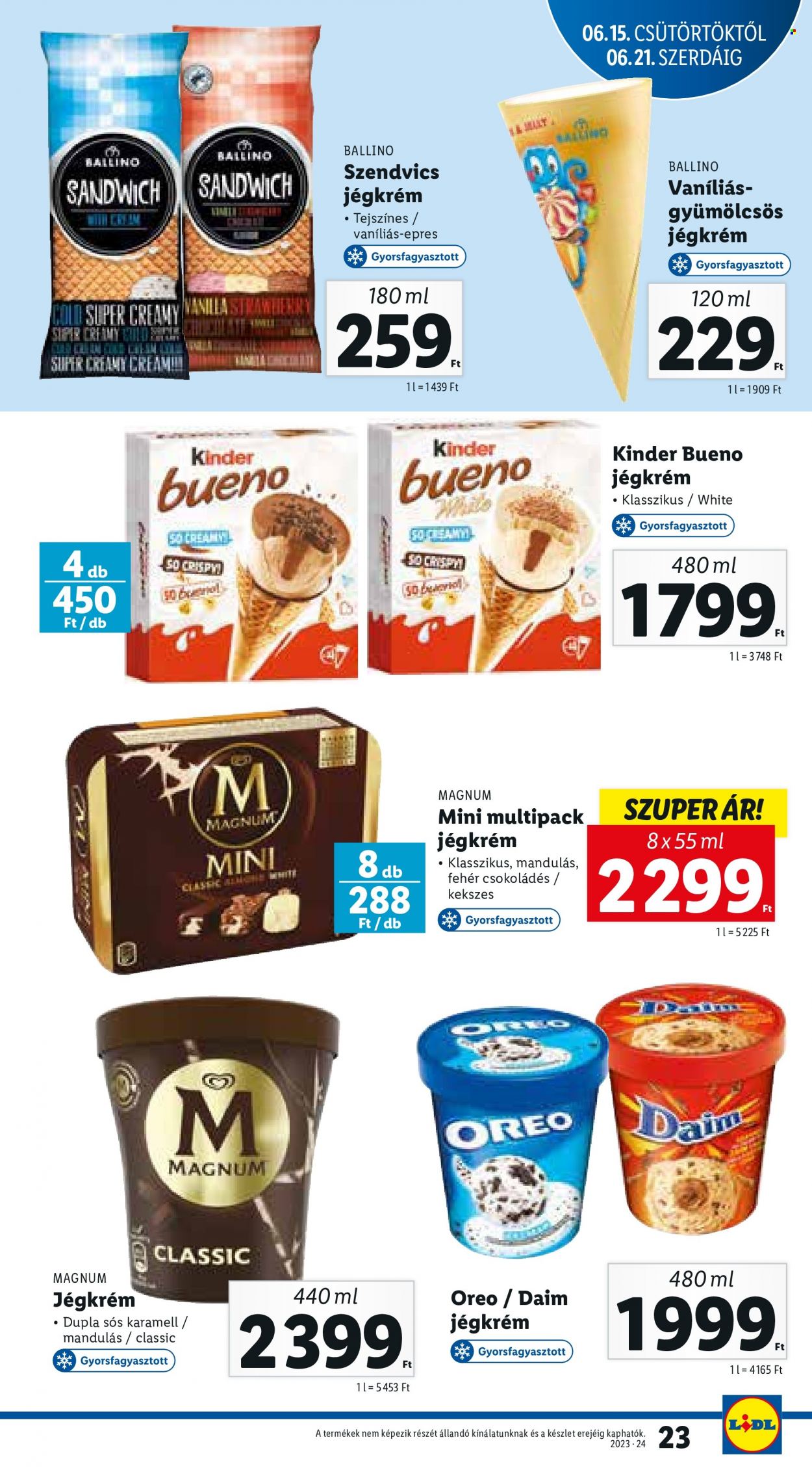 Lidl akciós újságok - 2023.06.15 - 2023.06.21. Oldal 23