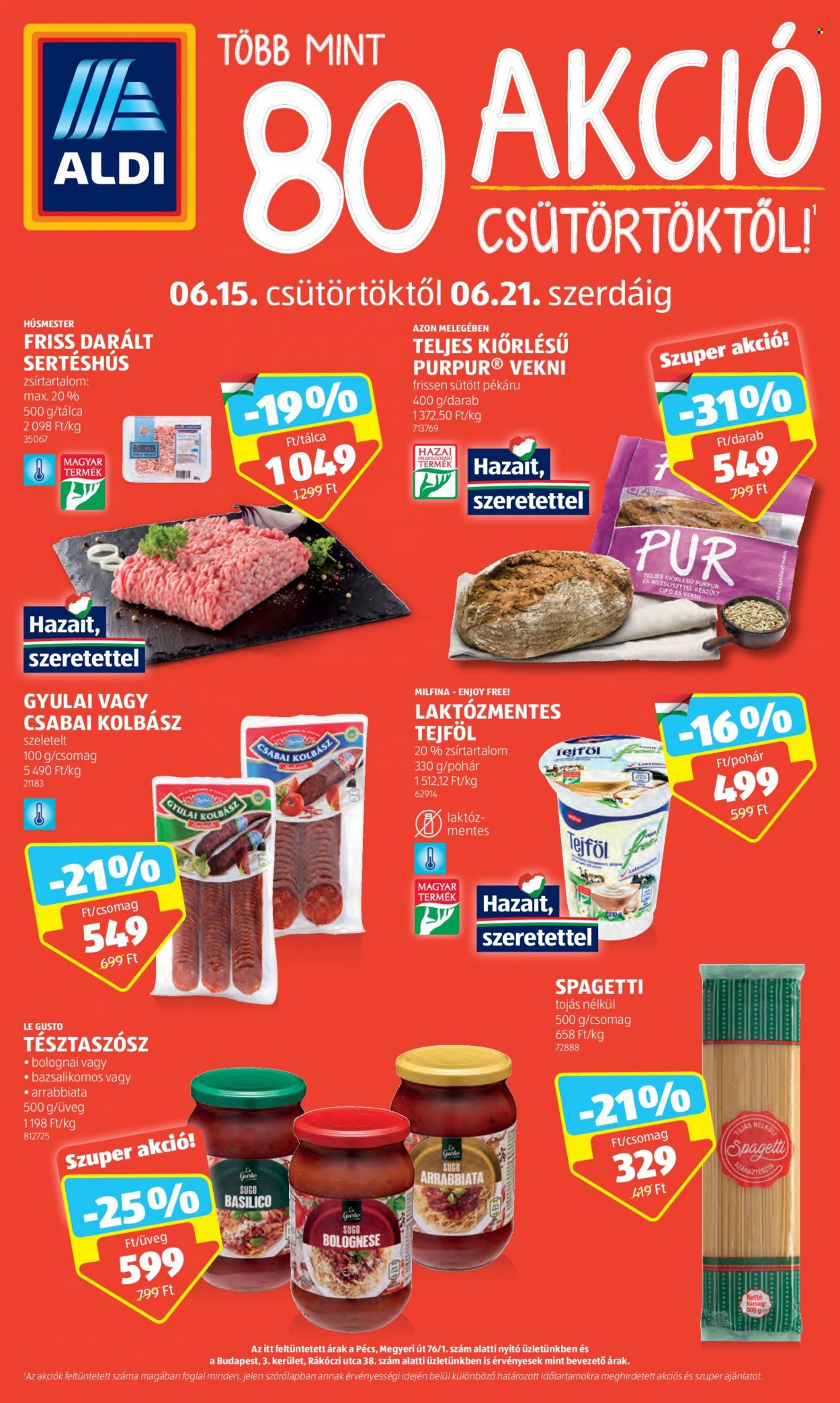 Aldi akciós újságok - 2023.06.15 - 2023.06.21. Oldal 1