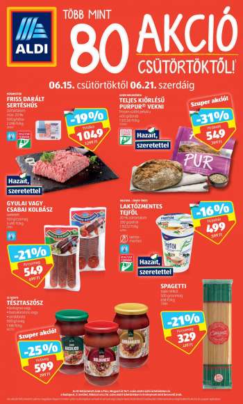 Újság Aldi - 2023.06.15 - 2023.06.21.