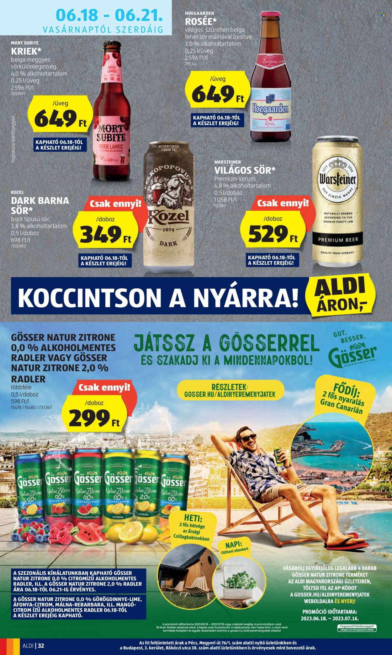 Aldi akciós újságok - 2023.06.15 - 2023.06.21. Oldal 36