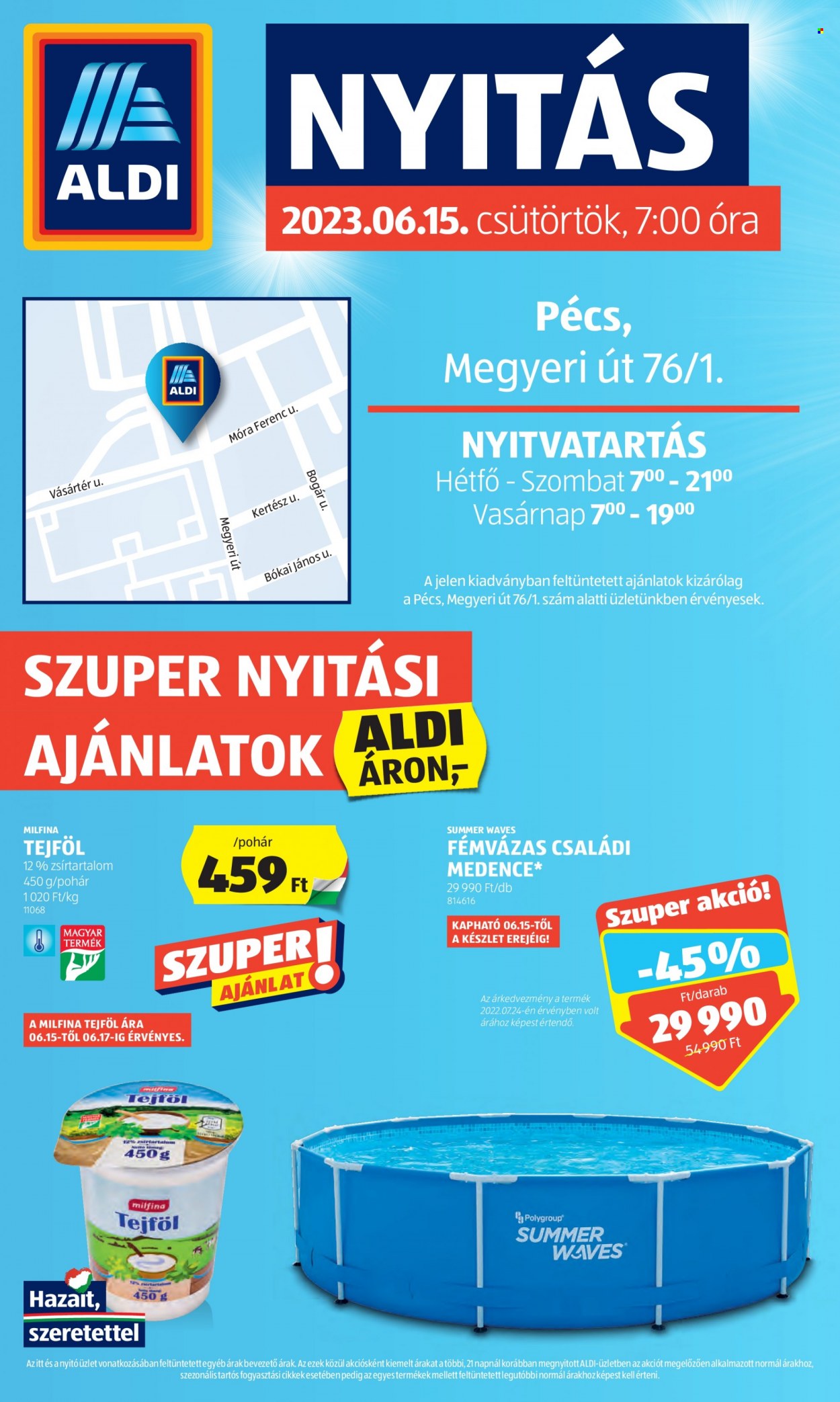 Aldi akciós újságok. Oldal 1