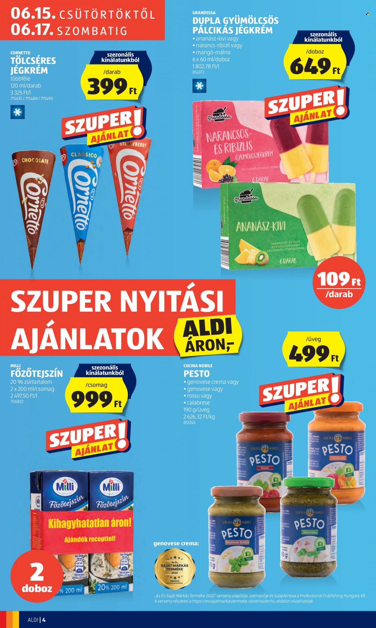 Aldi akciós újságok. Oldal 4