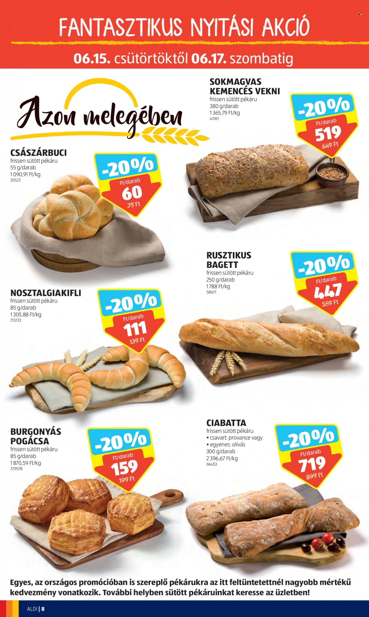 Aldi akciós újságok. Oldal 8