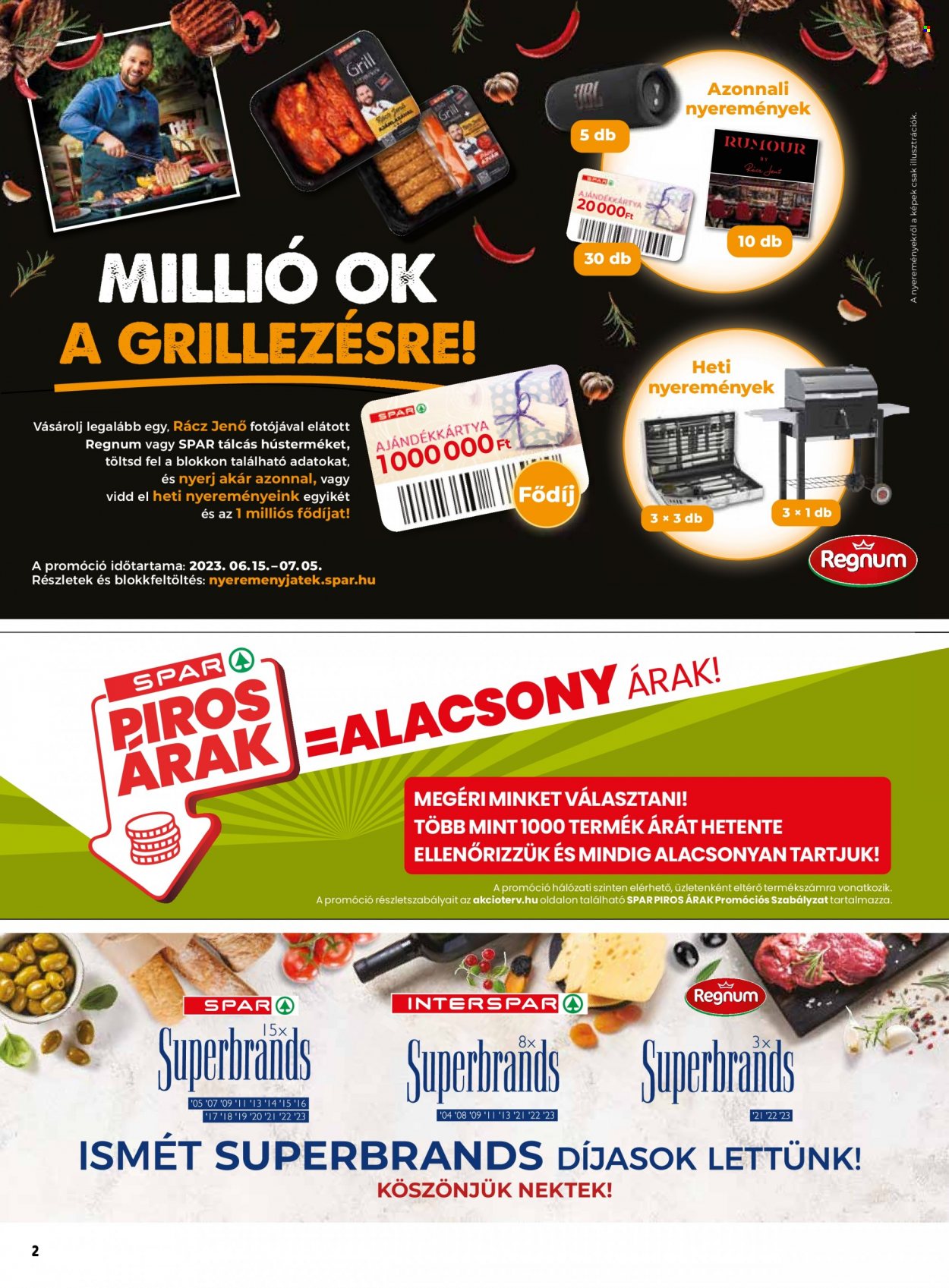SPAR akciós újságok - 2023.06.15 - 2023.06.21. Oldal 2