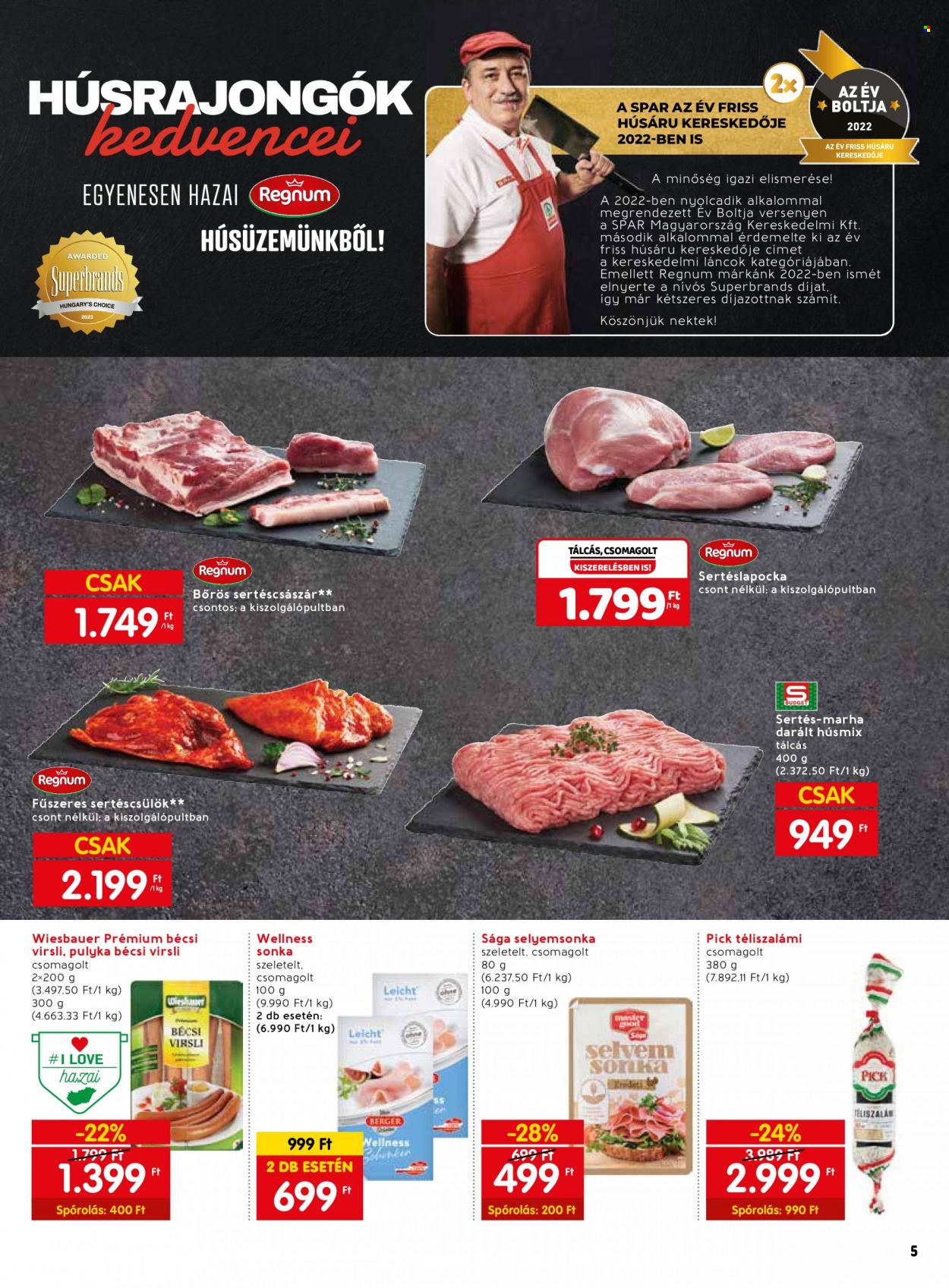 SPAR akciós újságok - 2023.06.15 - 2023.06.21. Oldal 7