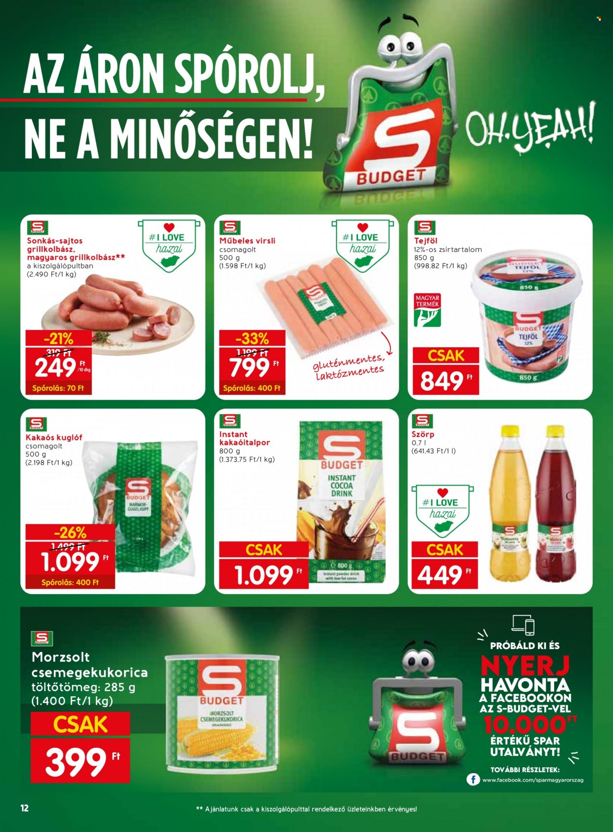SPAR akciós újságok - 2023.06.15 - 2023.06.21. Oldal 16