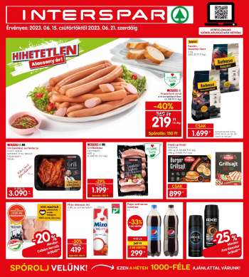 Újság INTERSPAR - 2023.06.15 - 2023.06.21.
