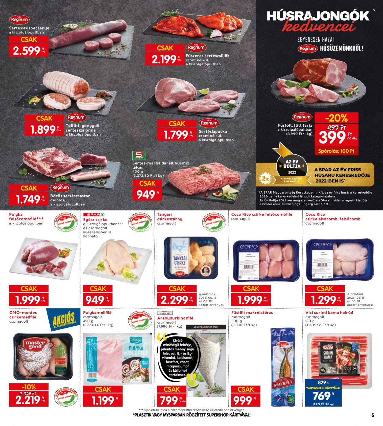 INTERSPAR akciós újságok - 2023.06.15 - 2023.06.21. Oldal 7