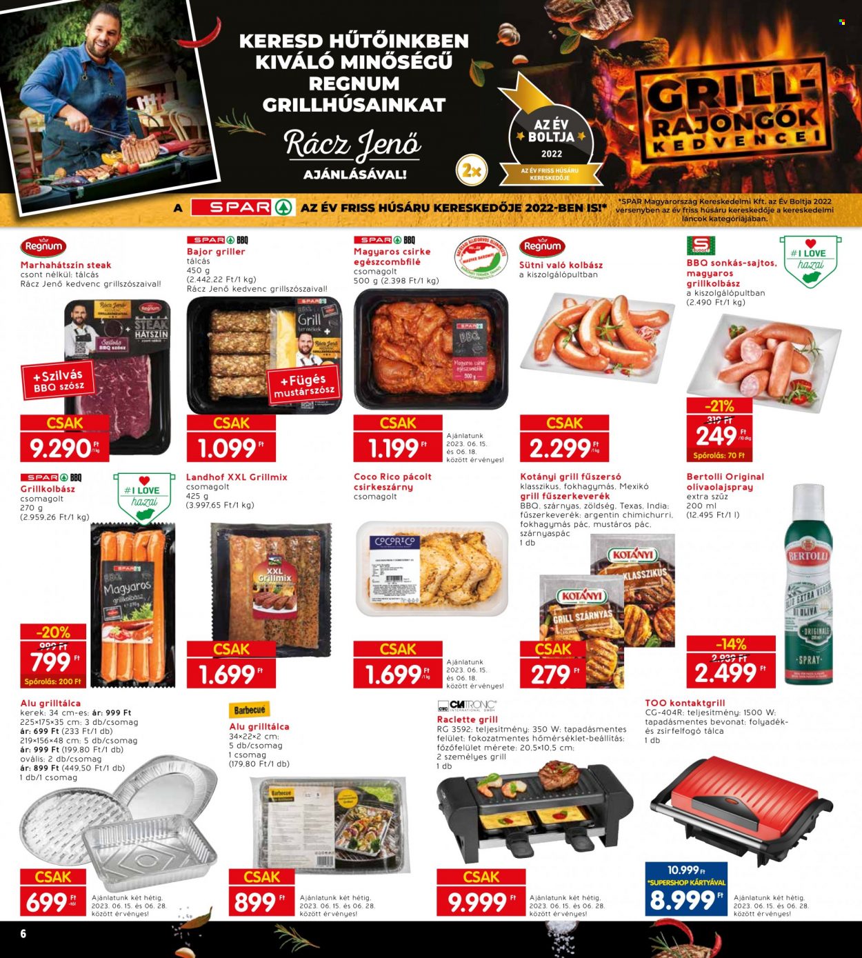 INTERSPAR akciós újságok - 2023.06.15 - 2023.06.21. Oldal 8