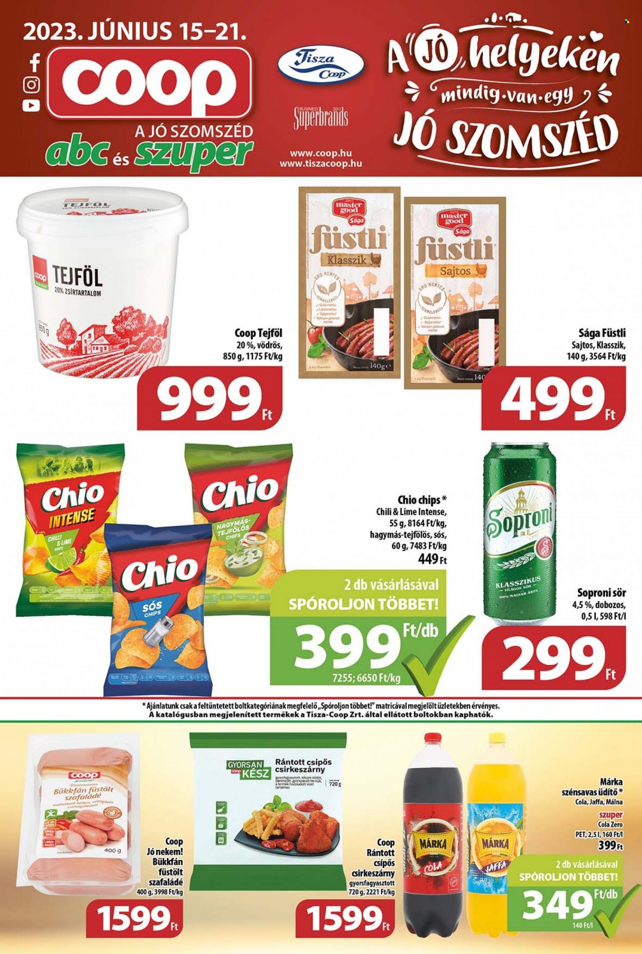 Coop akciós újságok - 2023.06.15 - 2023.06.21. Oldal 1