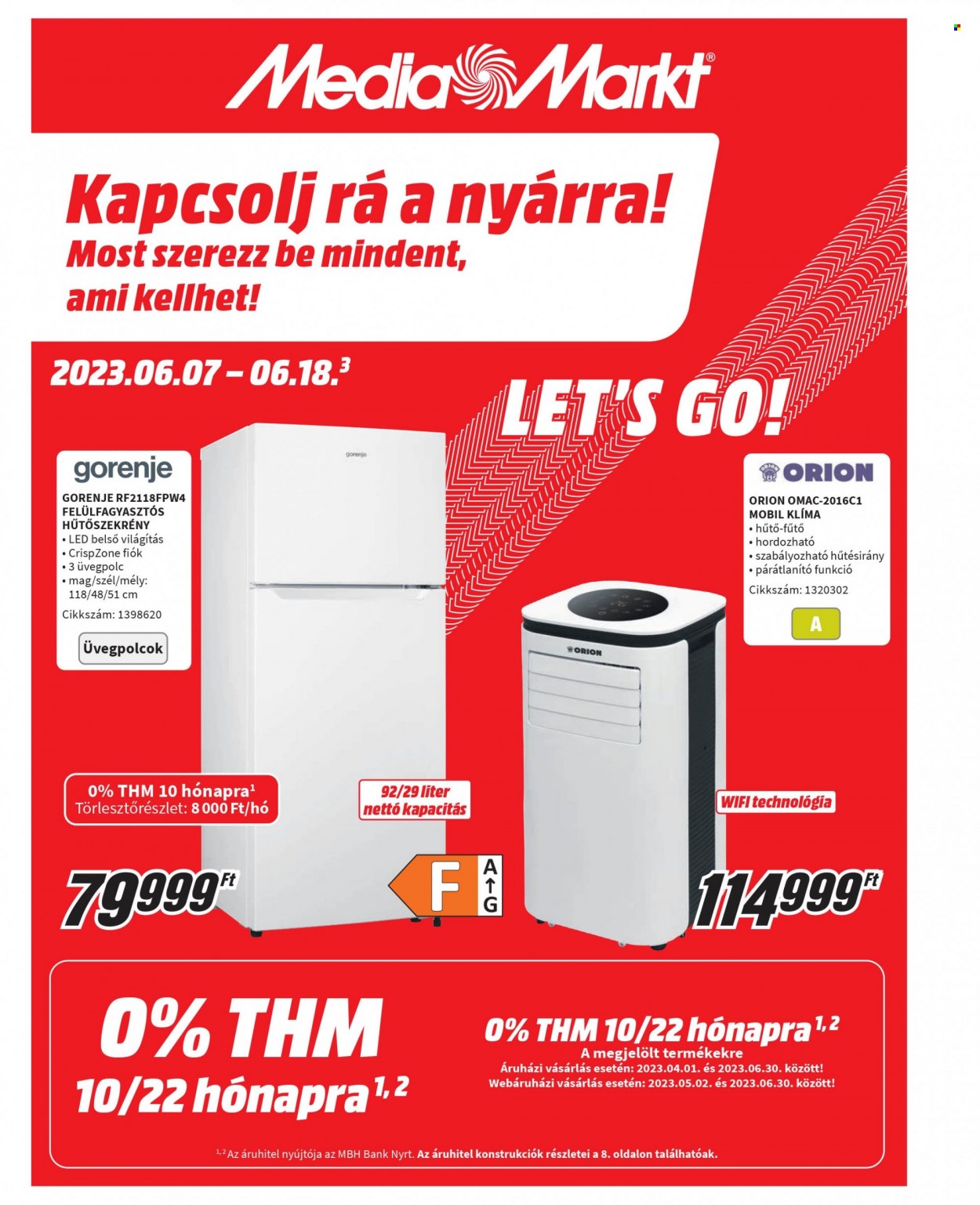 MediaMarkt akciós újságok - 2023.06.07 - 2023.06.18. Oldal 1