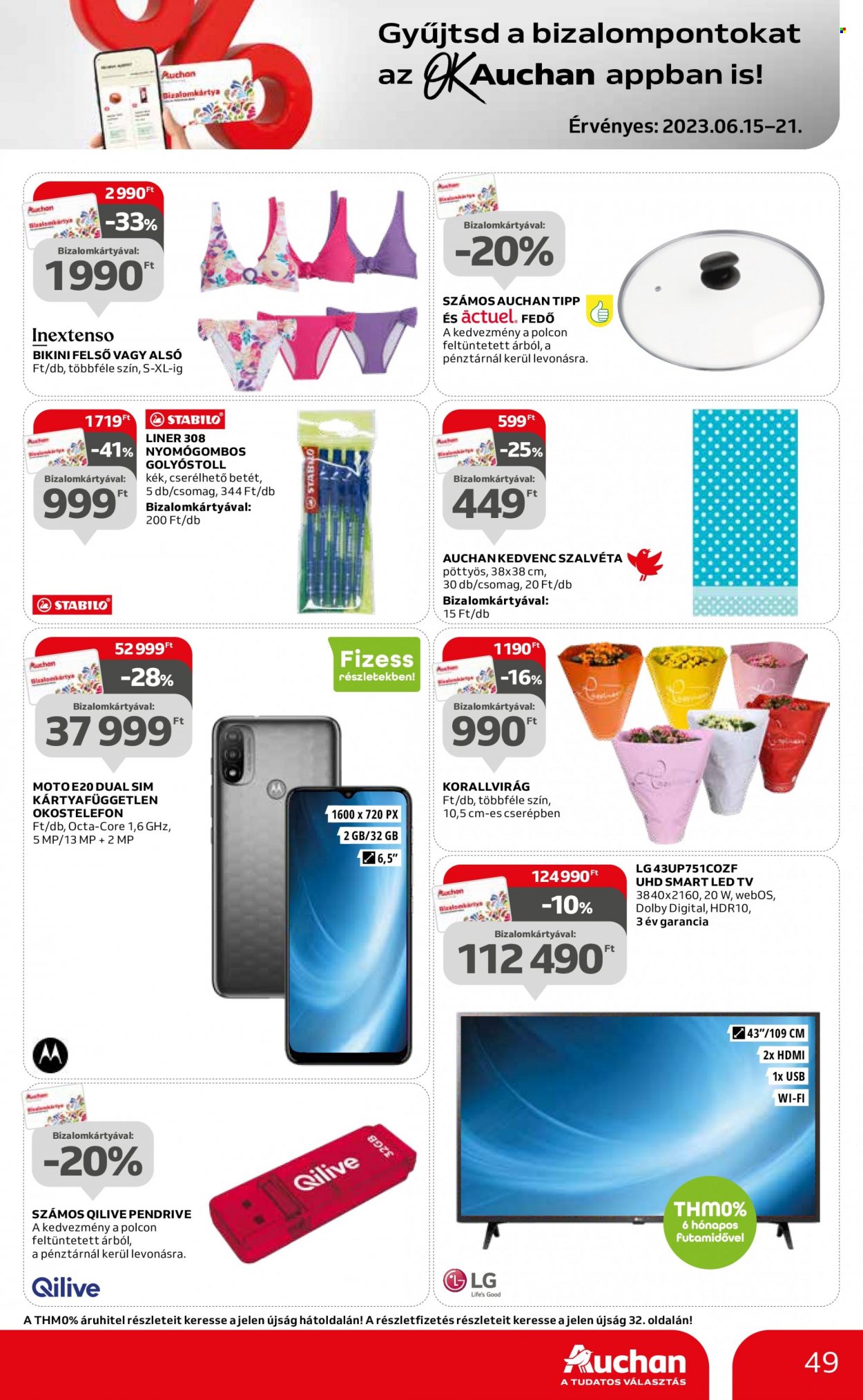 Auchan akciós újságok - 2023.06.15 - 2023.06.21. Oldal 49