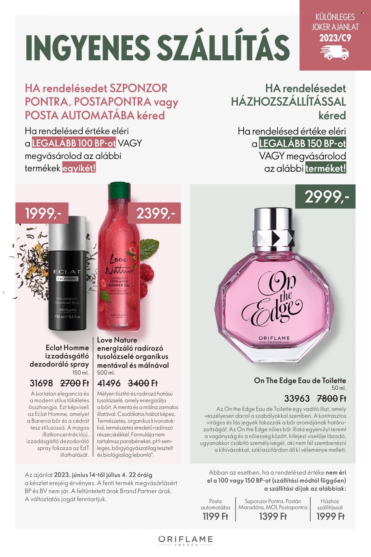 Oriflame akciós újságok - 2023.06.14 - 2023.07.04. Oldal 1
