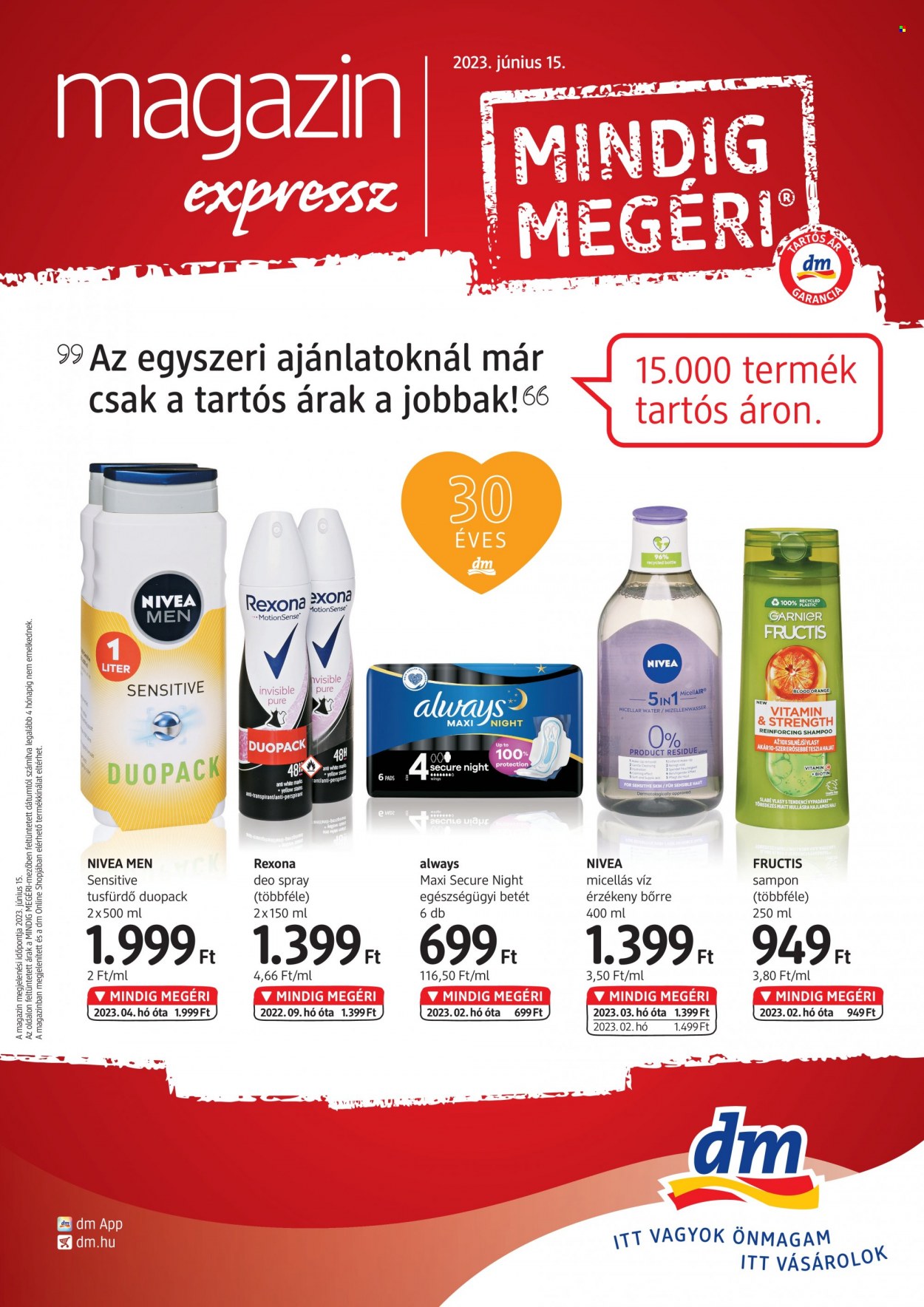dm drogerie markt akciós újságok. Oldal 1