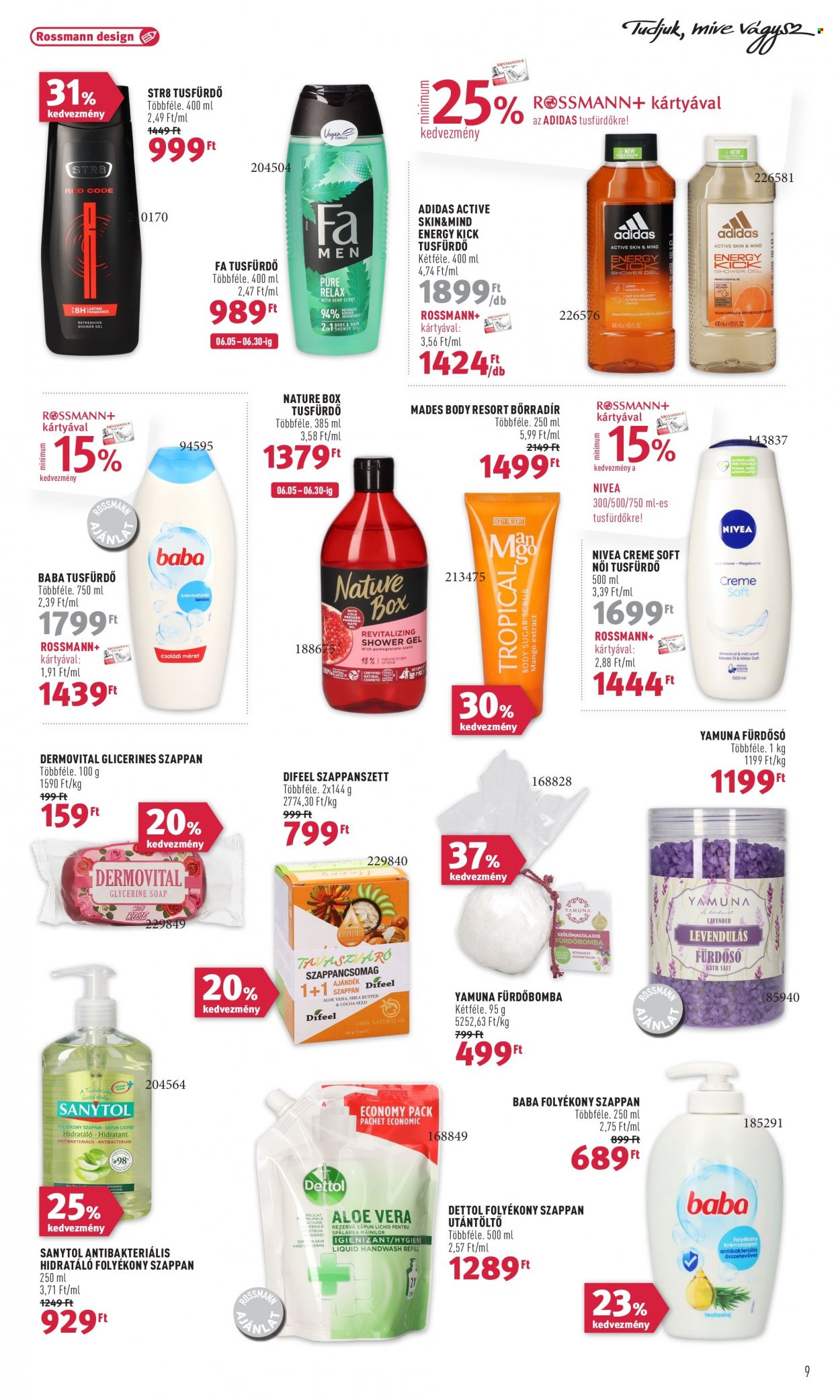 Rossmann akciós újságok - 2023.06.19 - 2023.06.30. Oldal 9