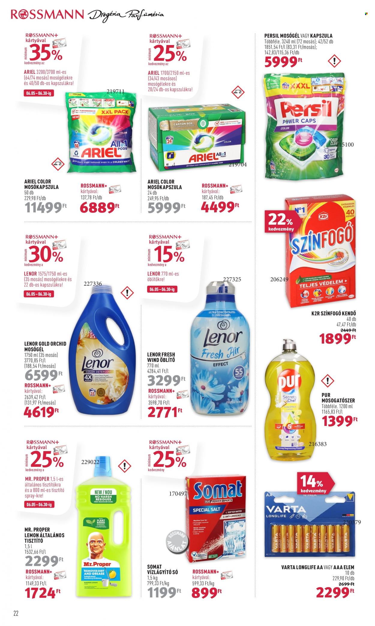 Rossmann akciós újságok - 2023.06.19 - 2023.06.30. Oldal 24
