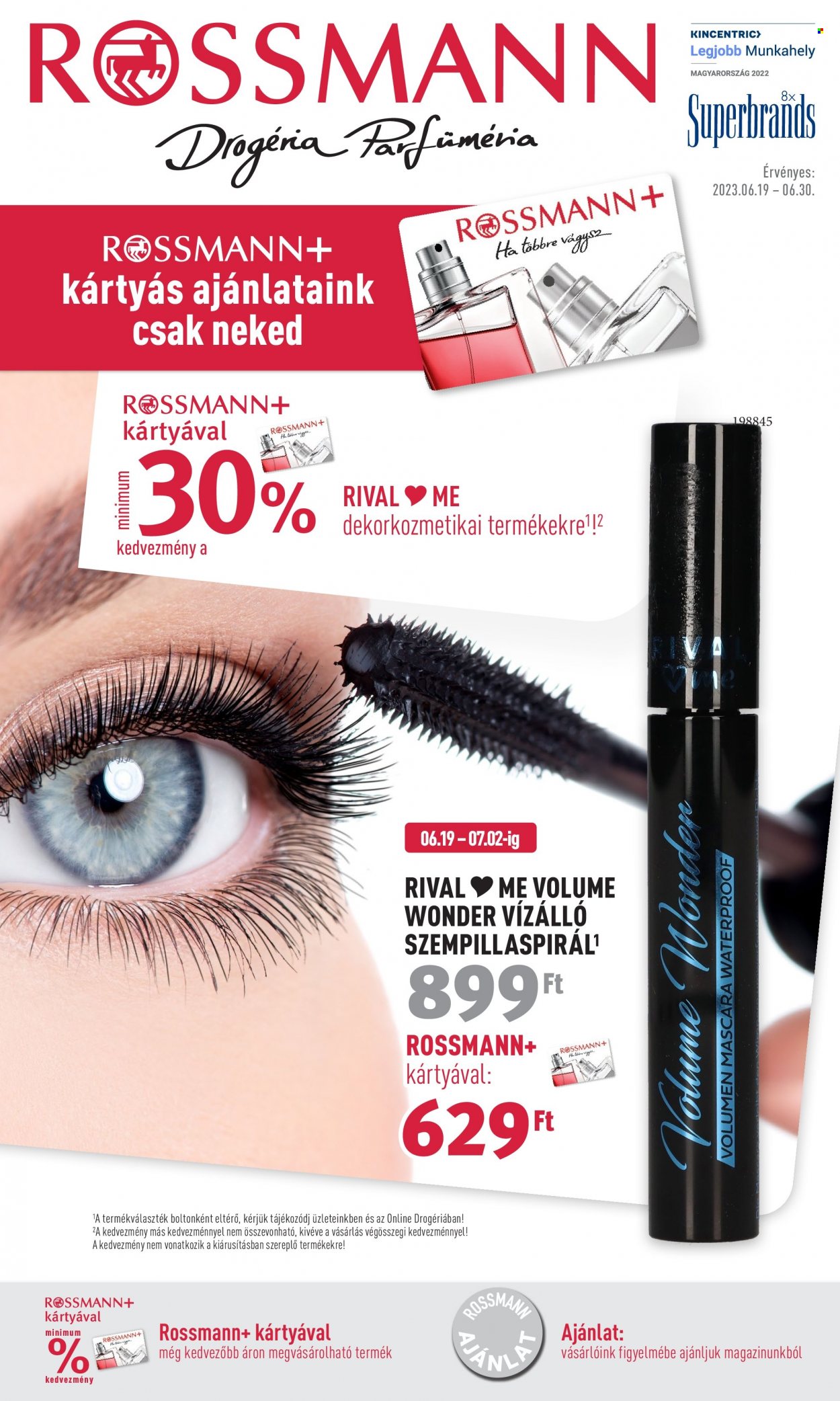 Rossmann akciós újságok - 2023.06.19 - 2023.06.30. Oldal 1