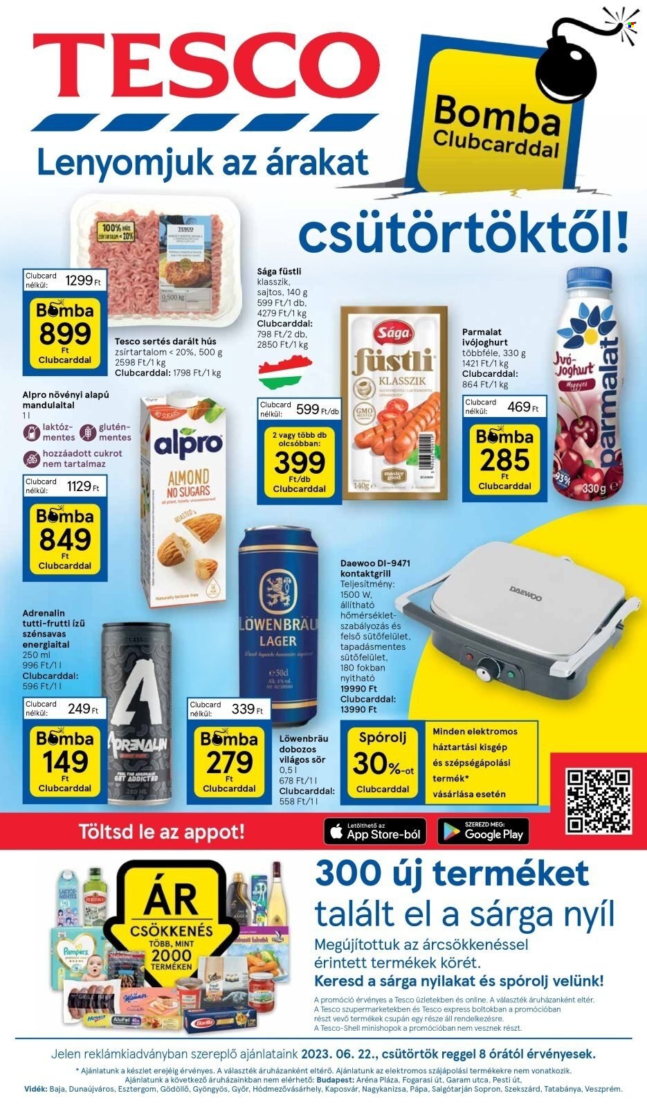 TESCO akciós újságok - 2023.06.22 - 2023.06.28. Oldal 1