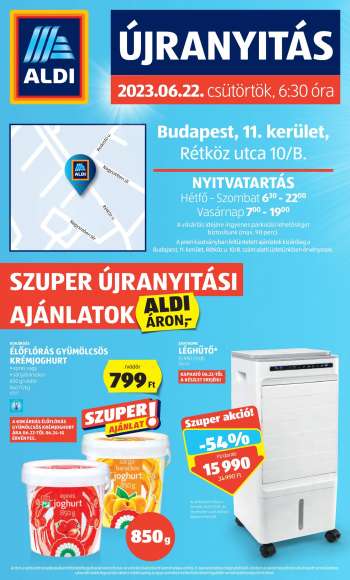Újság Aldi.