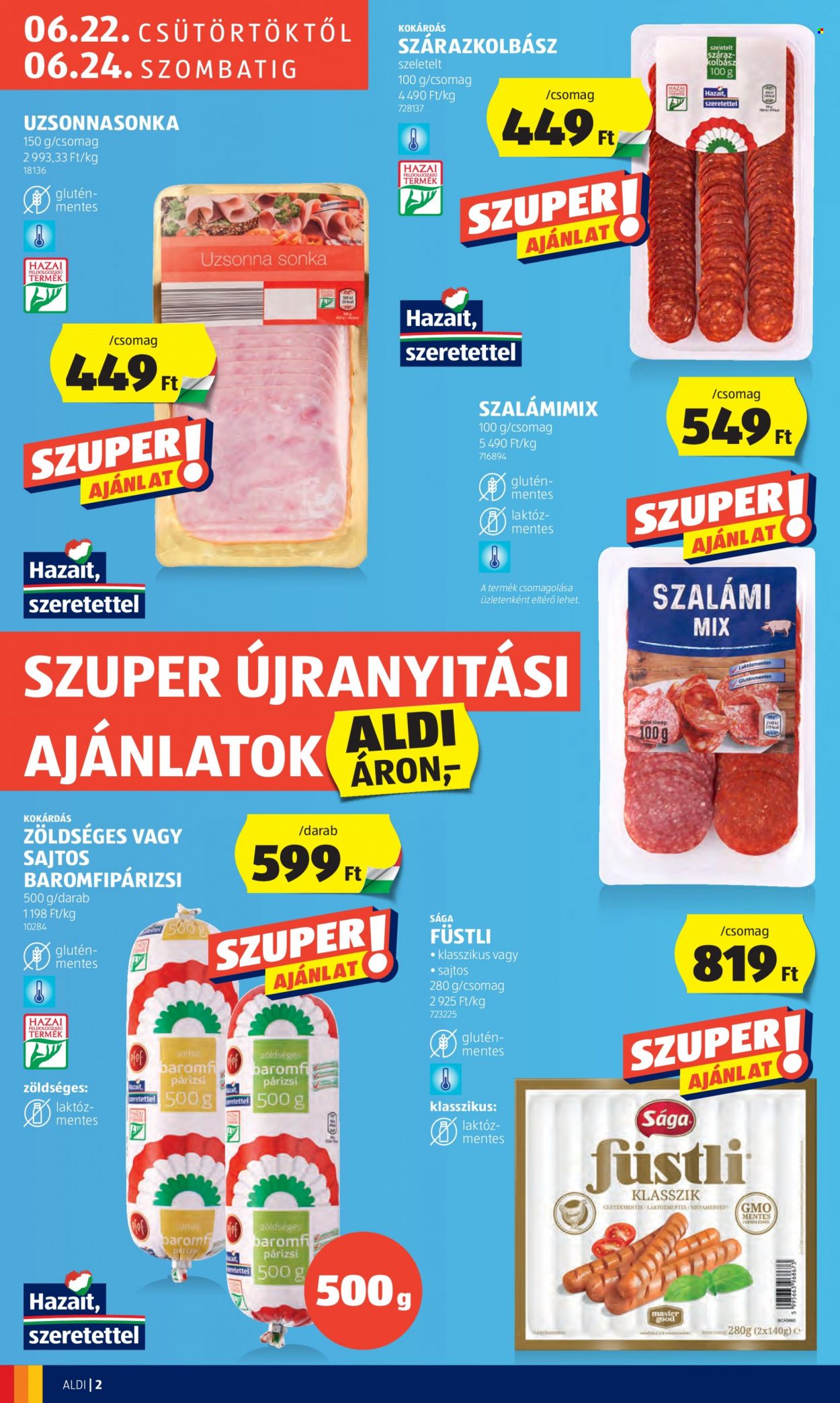 Aldi akciós újságok. Oldal 2