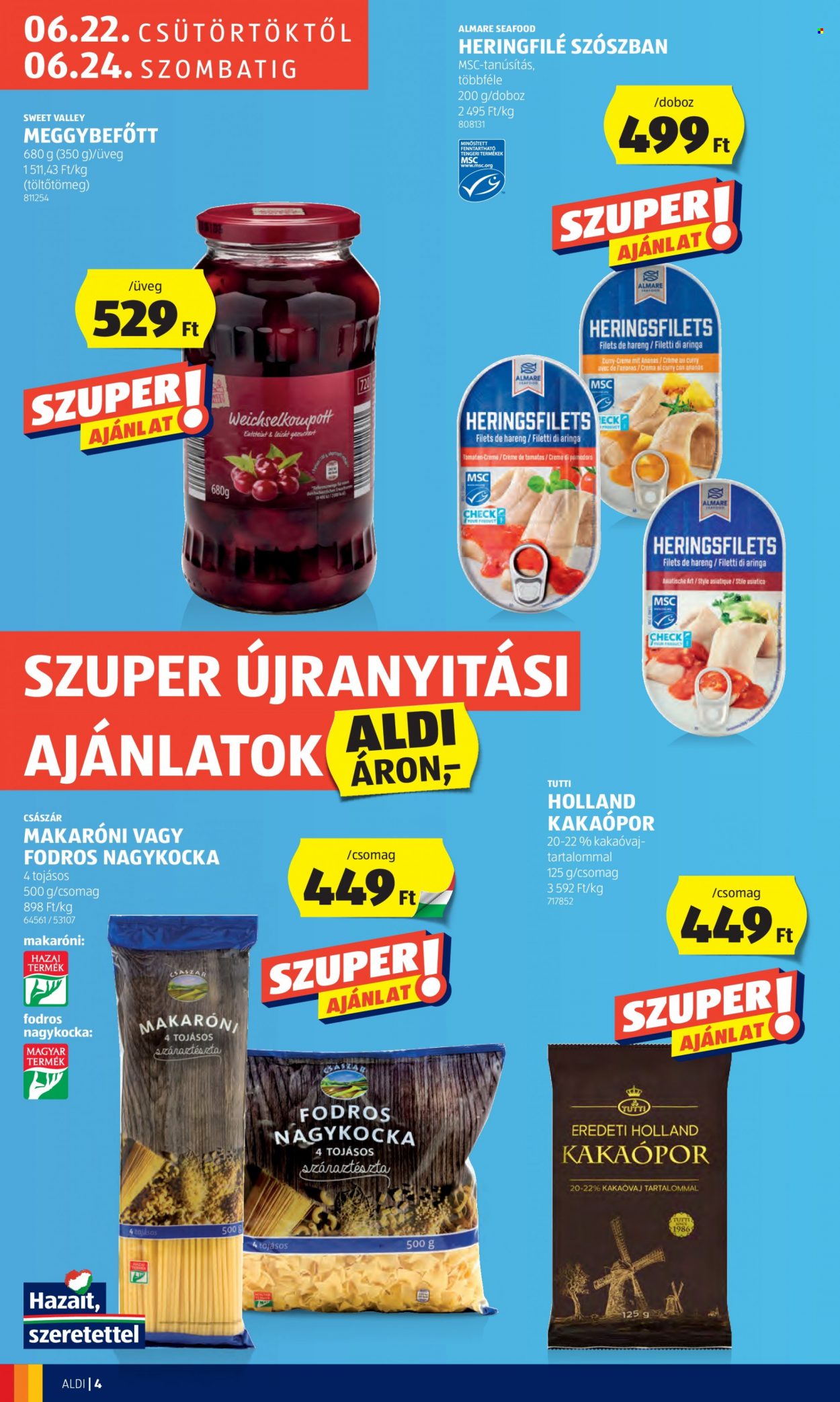 Aldi akciós újságok. Oldal 4