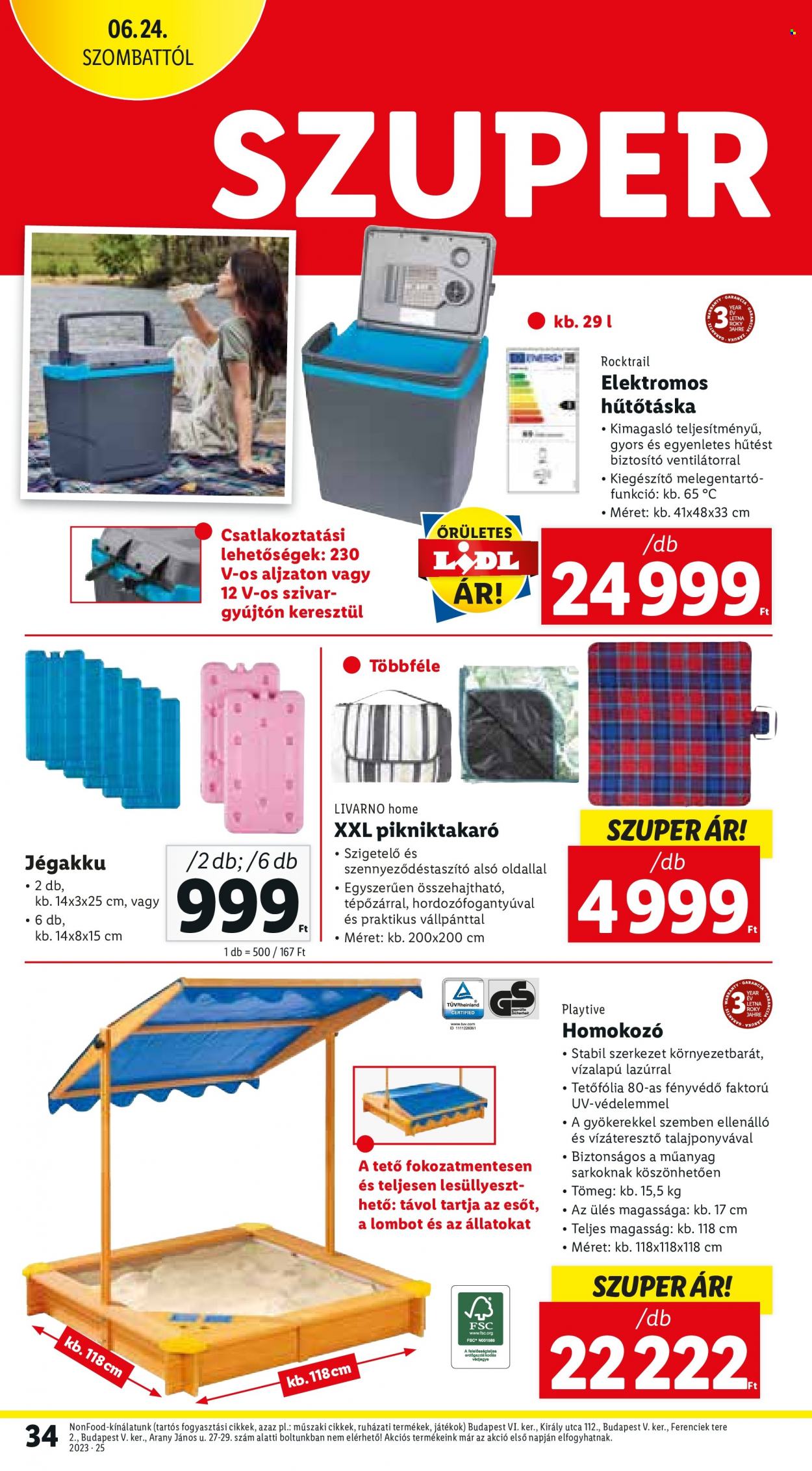 Lidl akciós újságok - 2023.06.22 - 2023.06.28. Oldal 34