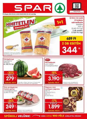 Újság SPAR - 2023.06.22 - 2023.06.28.
