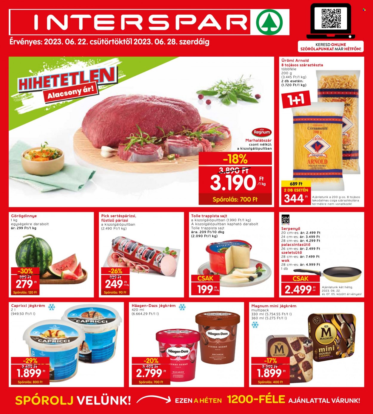 INTERSPAR akciós újságok - 2023.06.22 - 2023.06.28. Oldal 1