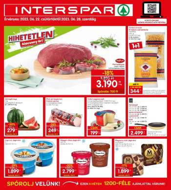 Újság INTERSPAR - 2023.06.22 - 2023.06.28.
