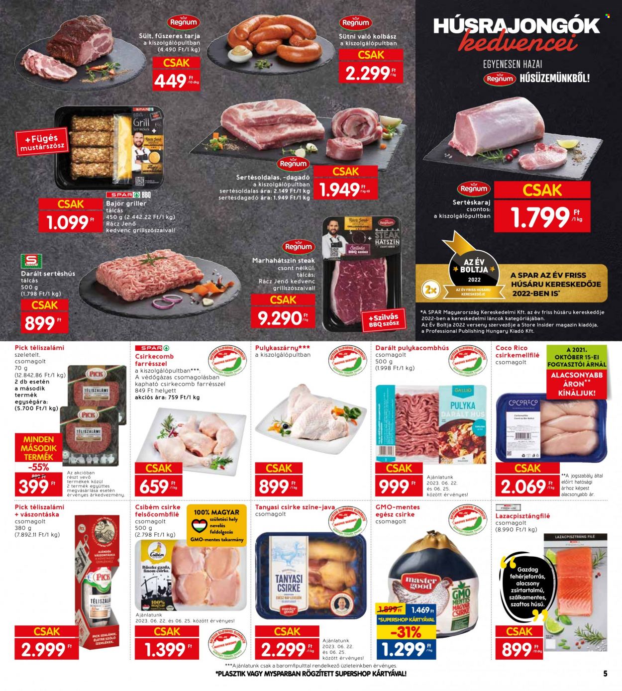 INTERSPAR akciós újságok - 2023.06.22 - 2023.06.28. Oldal 7