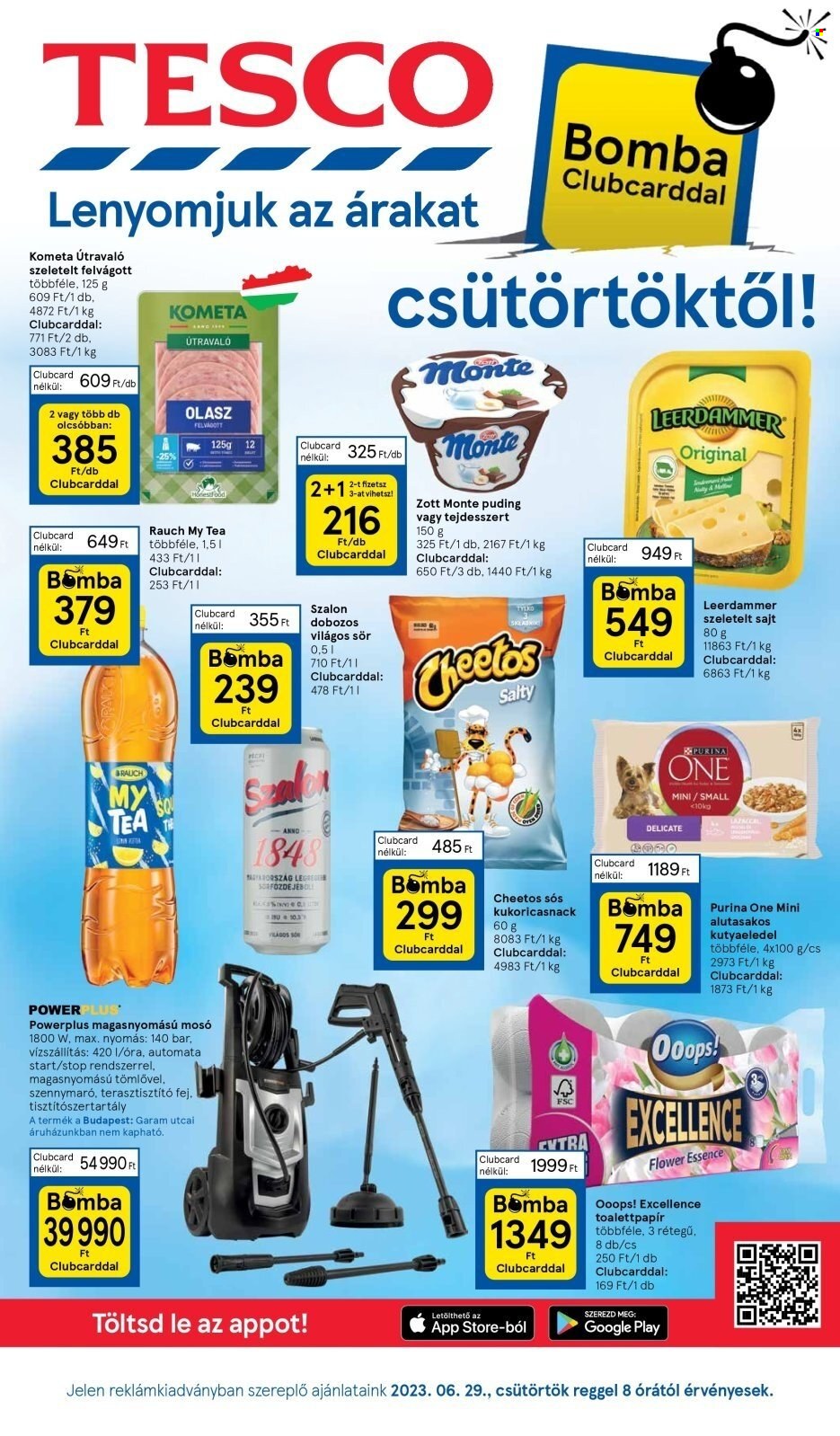 TESCO akciós újságok - 2023.06.29 - 2023.07.05. Oldal 1