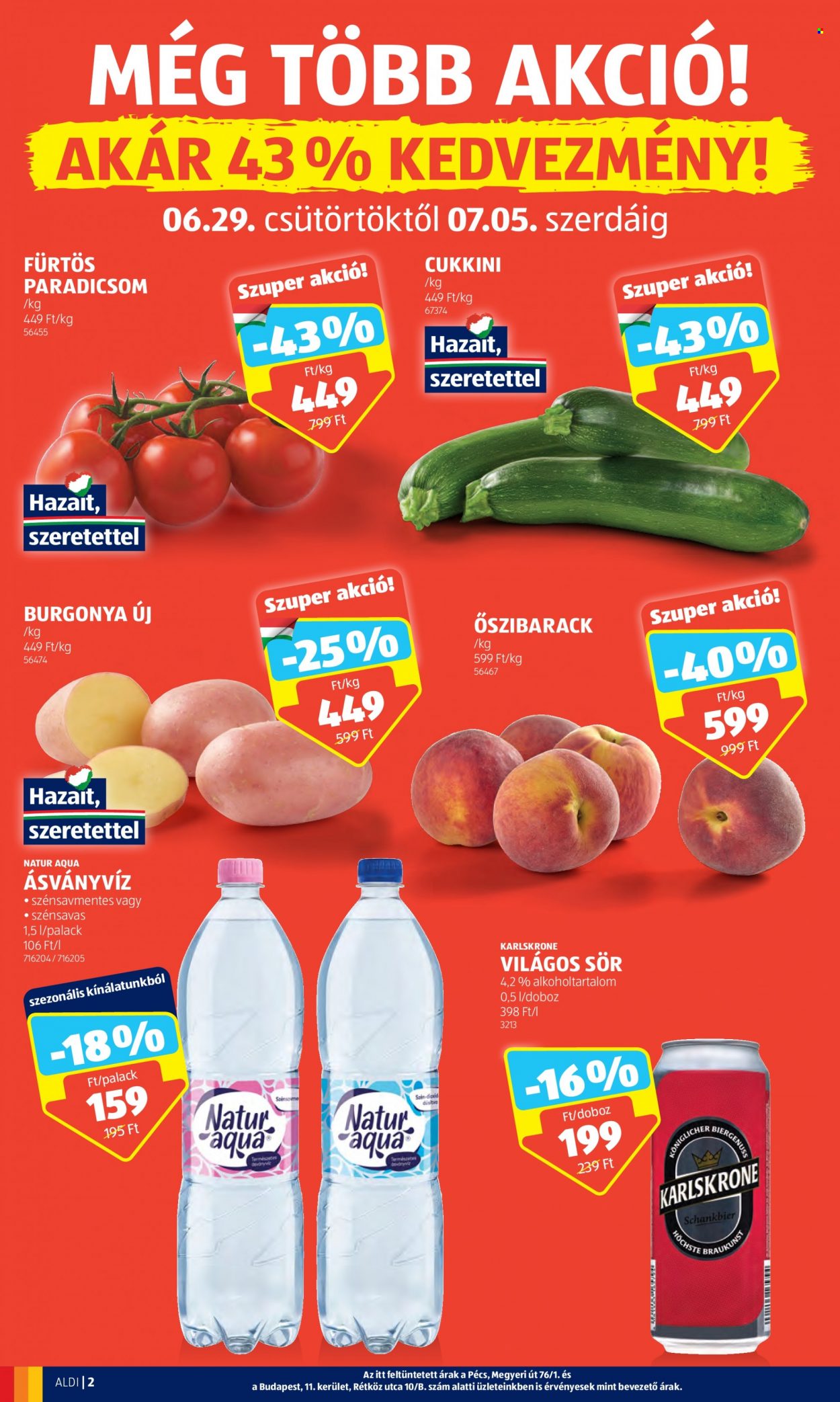 Aldi akciós újságok - 2023.06.29 - 2023.07.05. Oldal 2