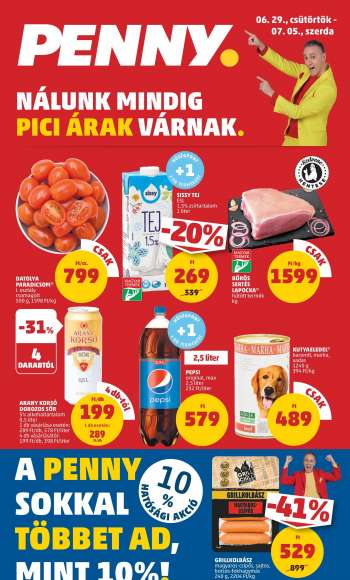 Újság Penny Market - 2023.06.29 - 2023.07.05.