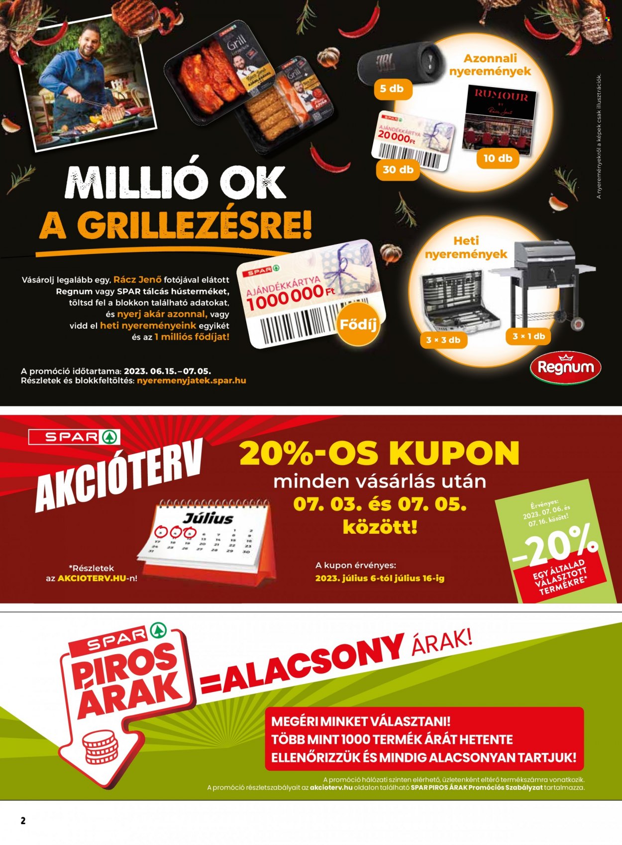 SPAR akciós újságok - 2023.06.29 - 2023.07.05. Oldal 2