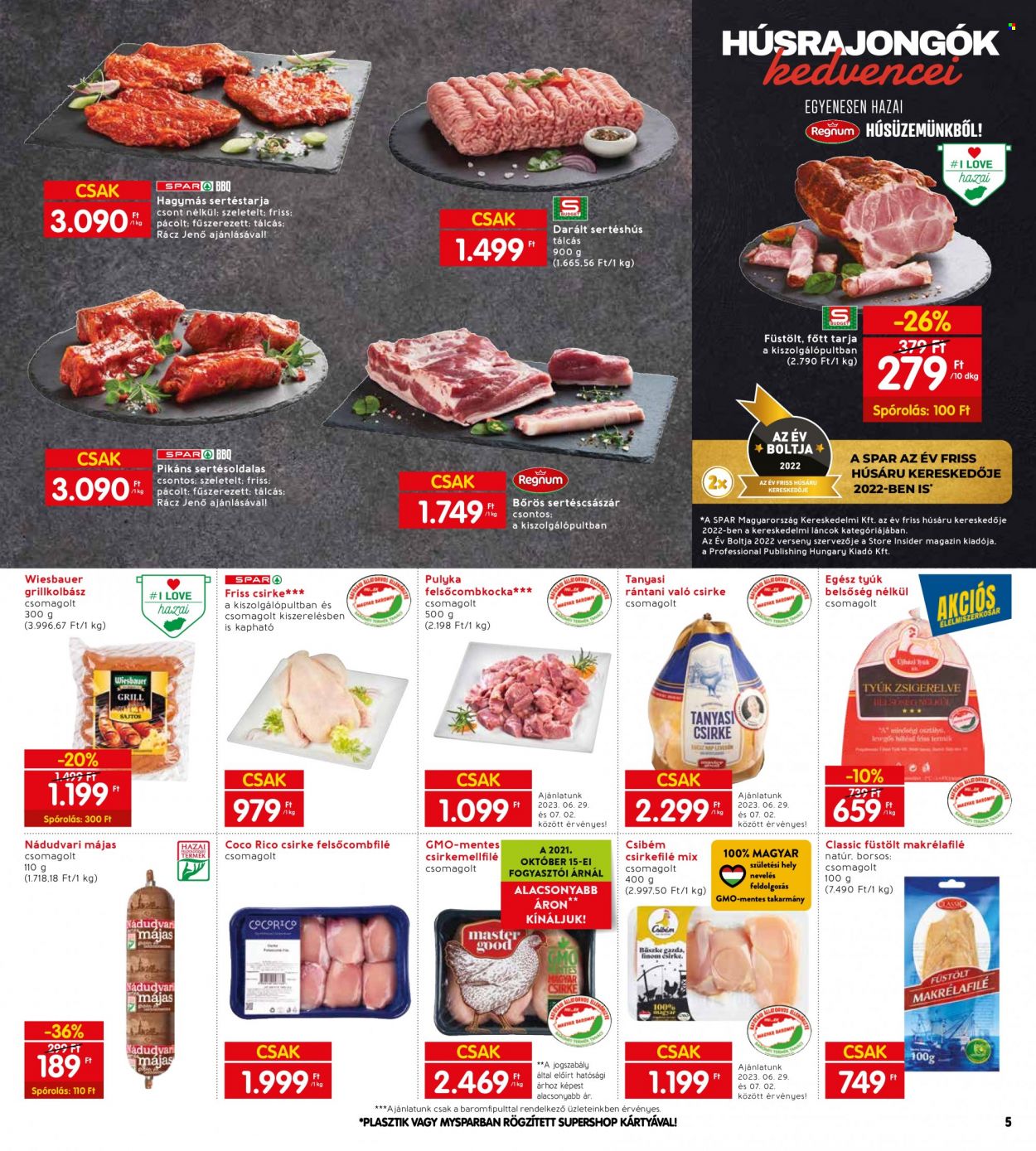 INTERSPAR akciós újságok - 2023.06.29 - 2023.07.05. Oldal 7