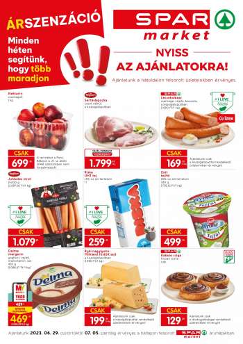 Újság SPAR market - 2023.06.29 - 2023.07.05.
