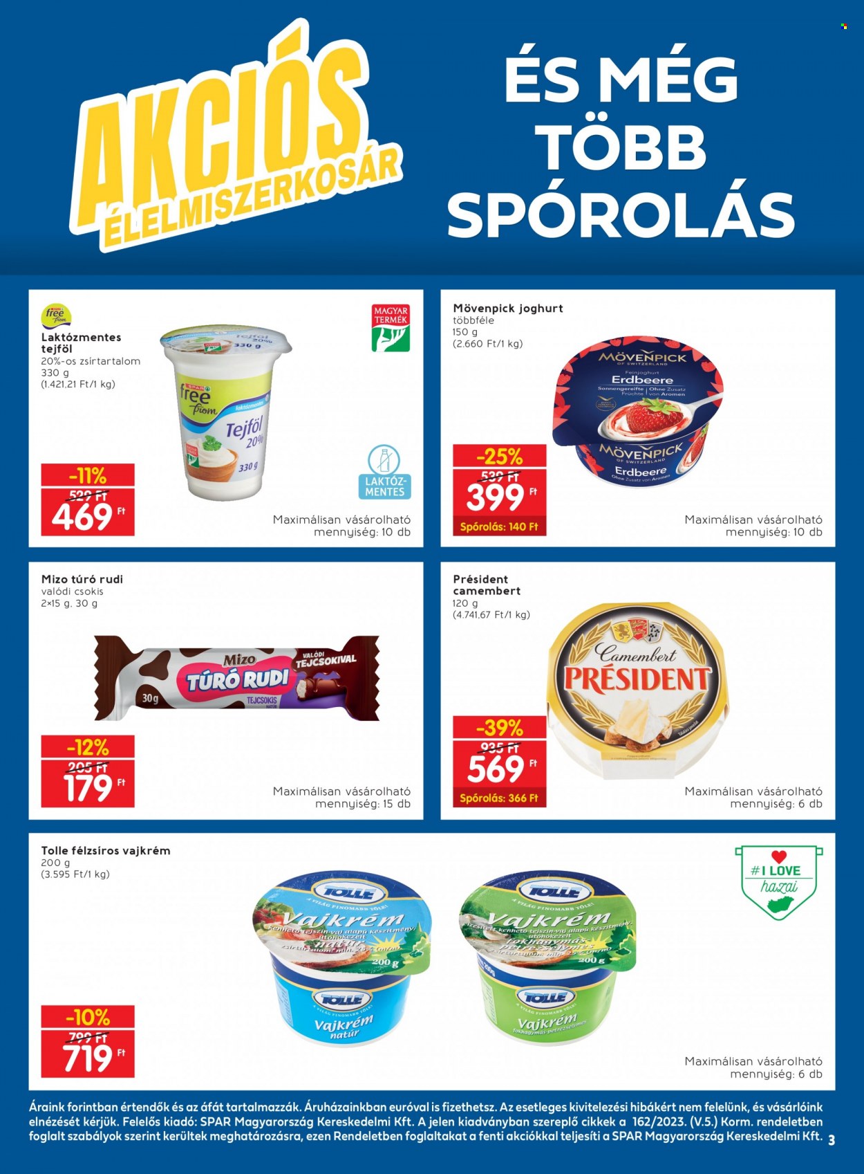 SPAR akciós újságok - 2023.06.29 - 2023.07.05. Oldal 3