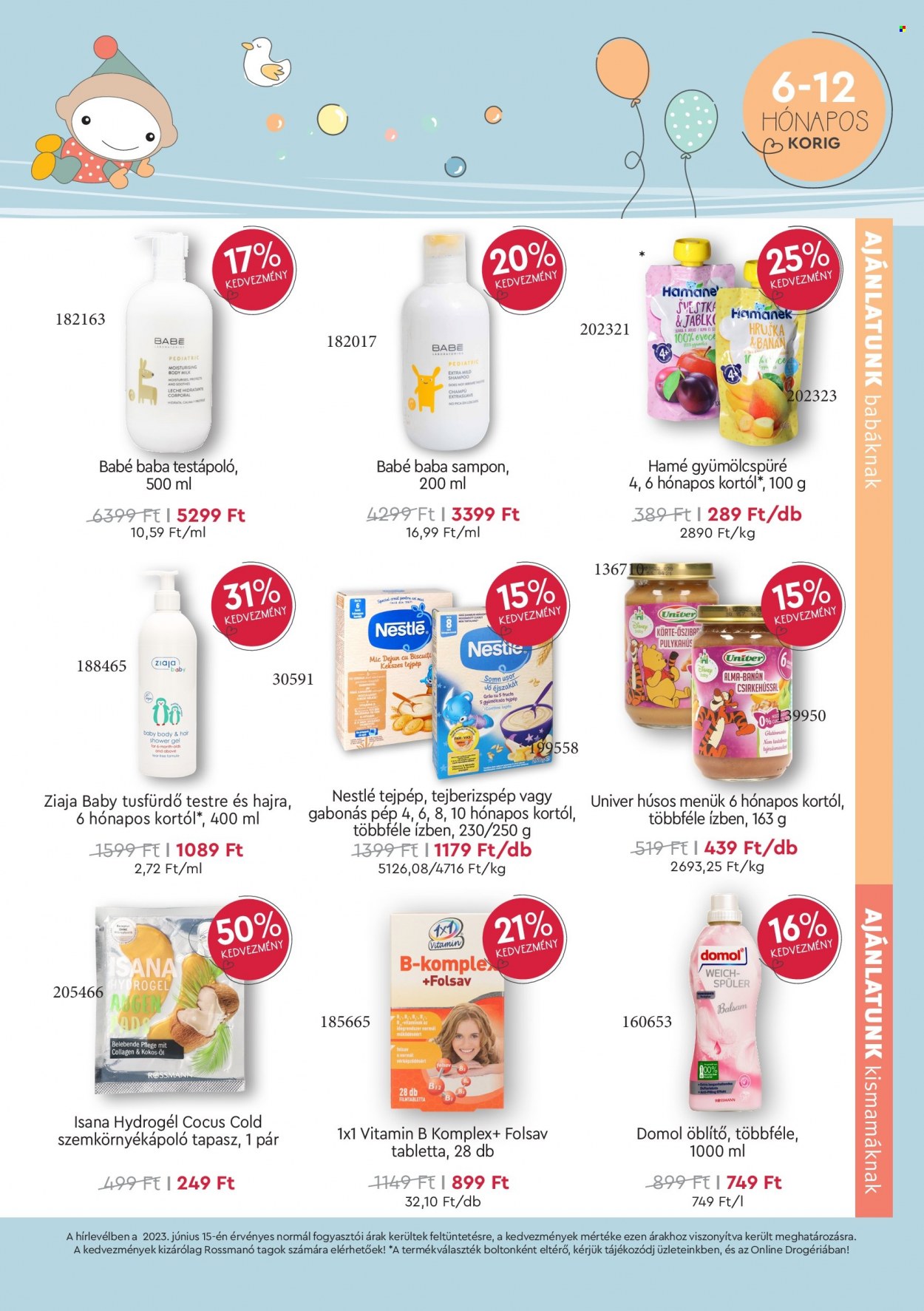 Rossmann akciós újságok - 2023.07.03 - 2023.07.30. Oldal 7